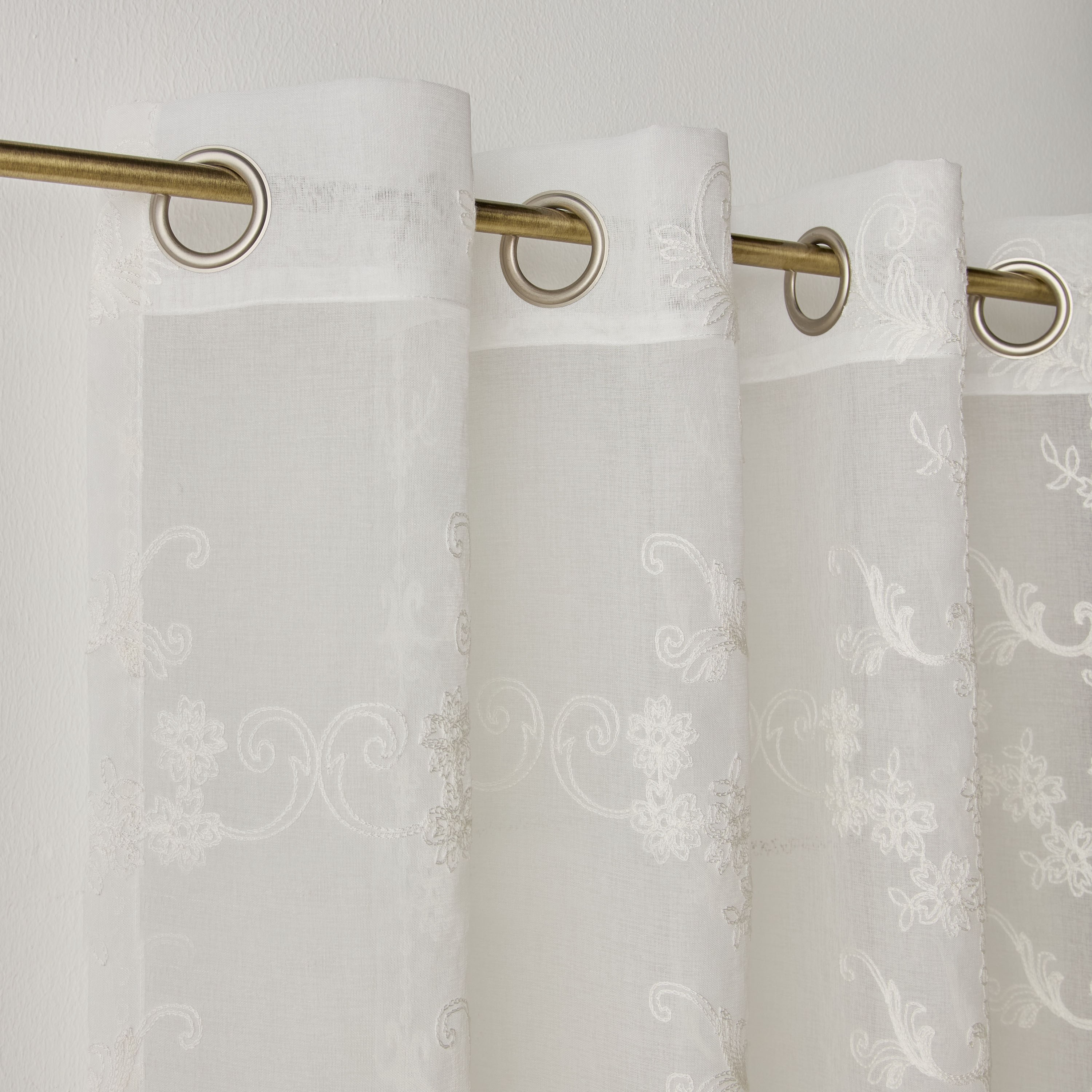 Ponta 2-Piece Sheer Curtain Set - 135x240 cm-household-windows-curtains-image-2