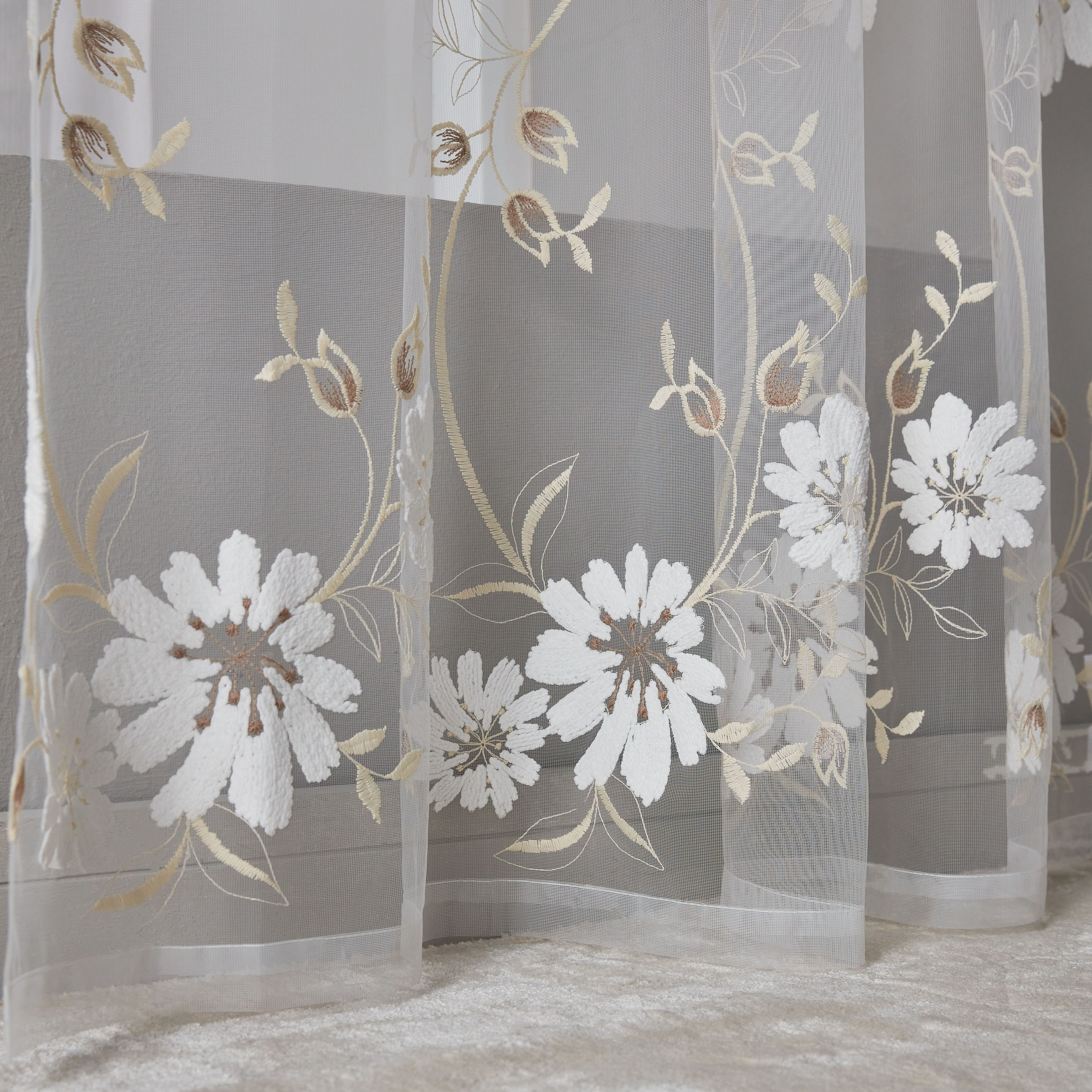 Kalinka 2-Piece Sheer Curtain Set - 135x240 cm-household-windows-curtains-image-3