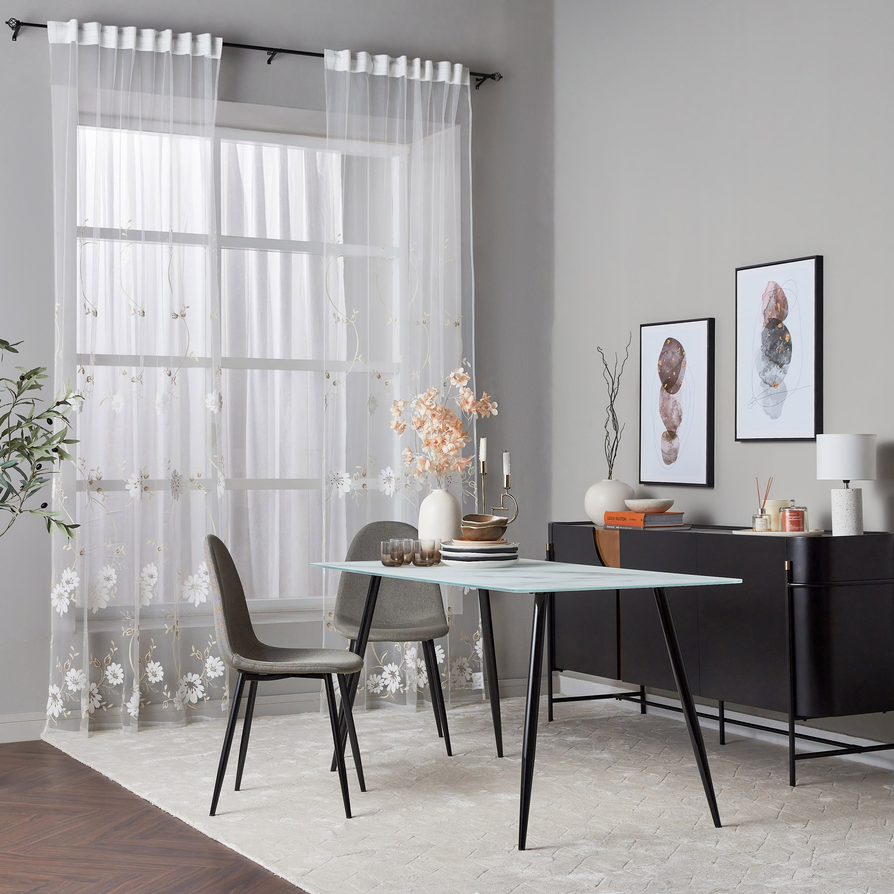 Kalinka 2-Piece Sheer Curtain Set - 135x240 cm-household-windows-curtains-image-5