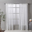 Floral 2-Piece Sheer Curtain Set - 135x240 cm-household-windows-curtains-image-1