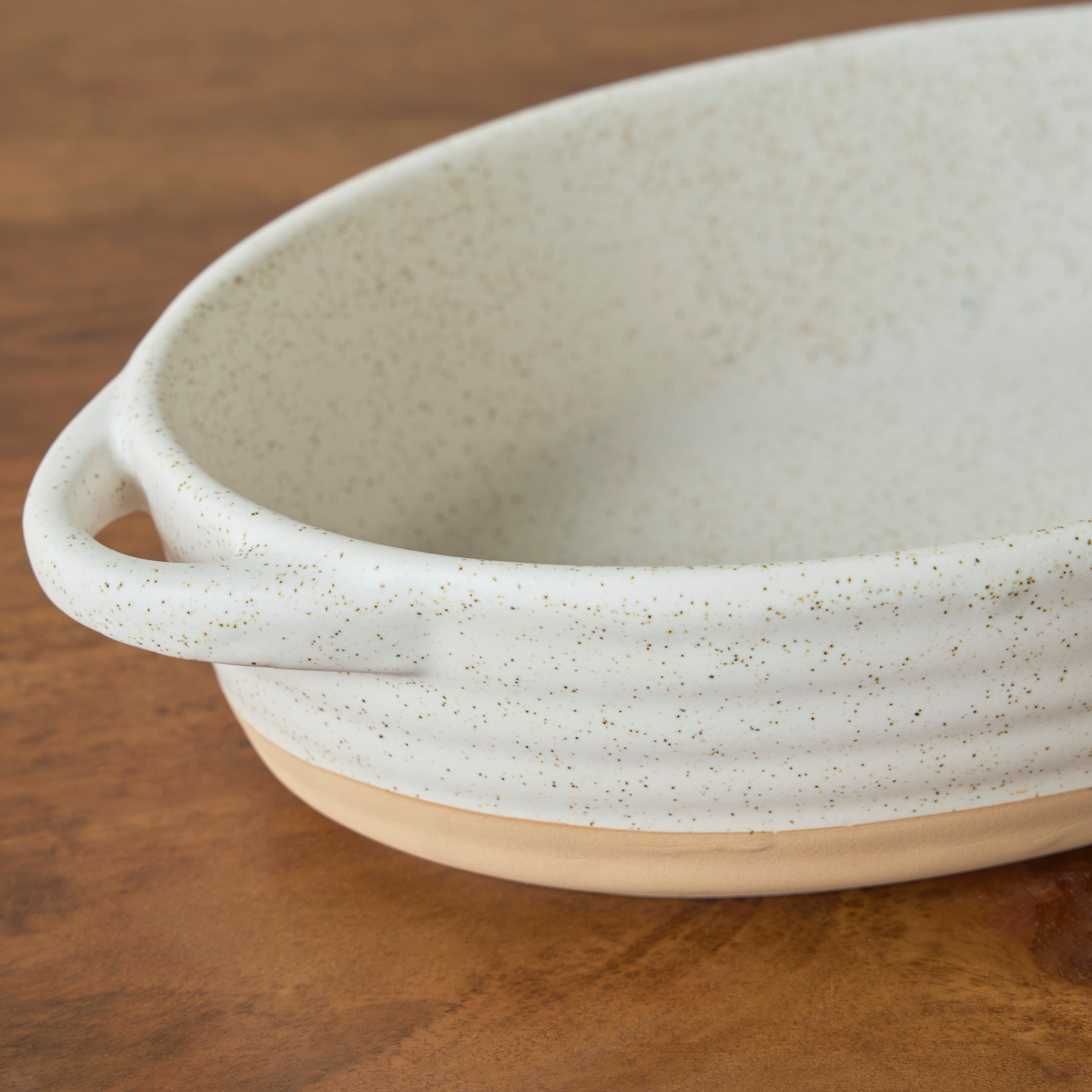 Crema Stoneware Baking Dish - 16x27 cm-household-kitchen-bakeware-bakingdishes-image-2