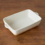 صحن خبز من الخزف - كريما - 22x36 سم-household-kitchen-bakeware-bakingdishes-image-3