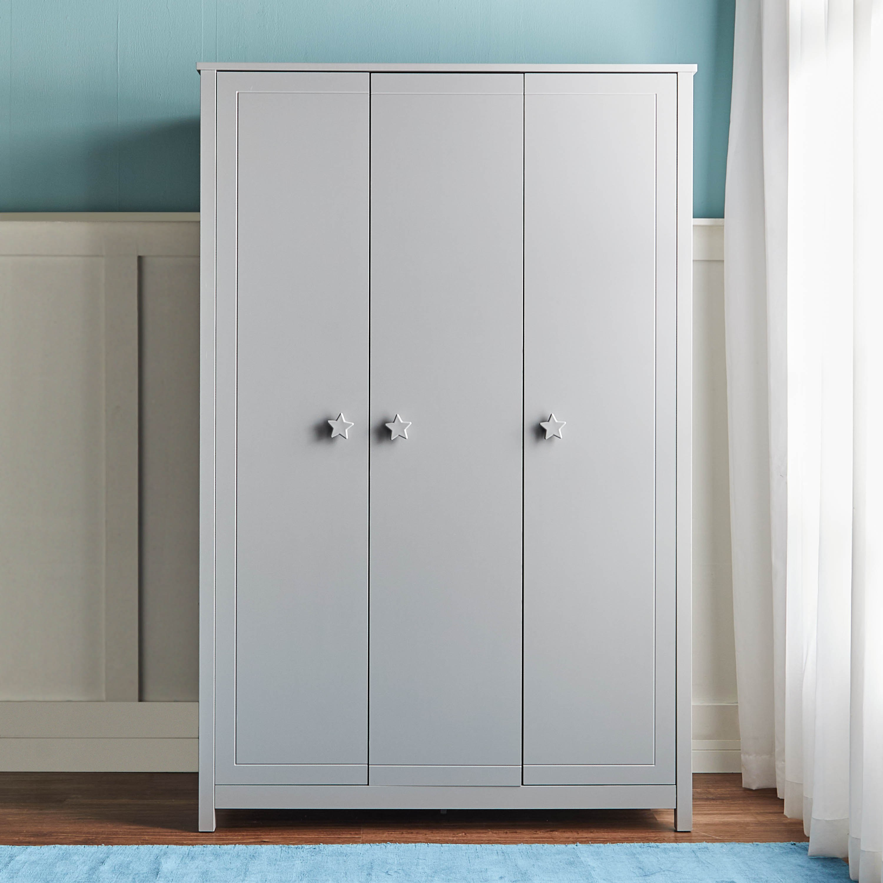 Oliver 3-Door Wardrobe-babyandkids-roomfurniture-wardrobes-image-2