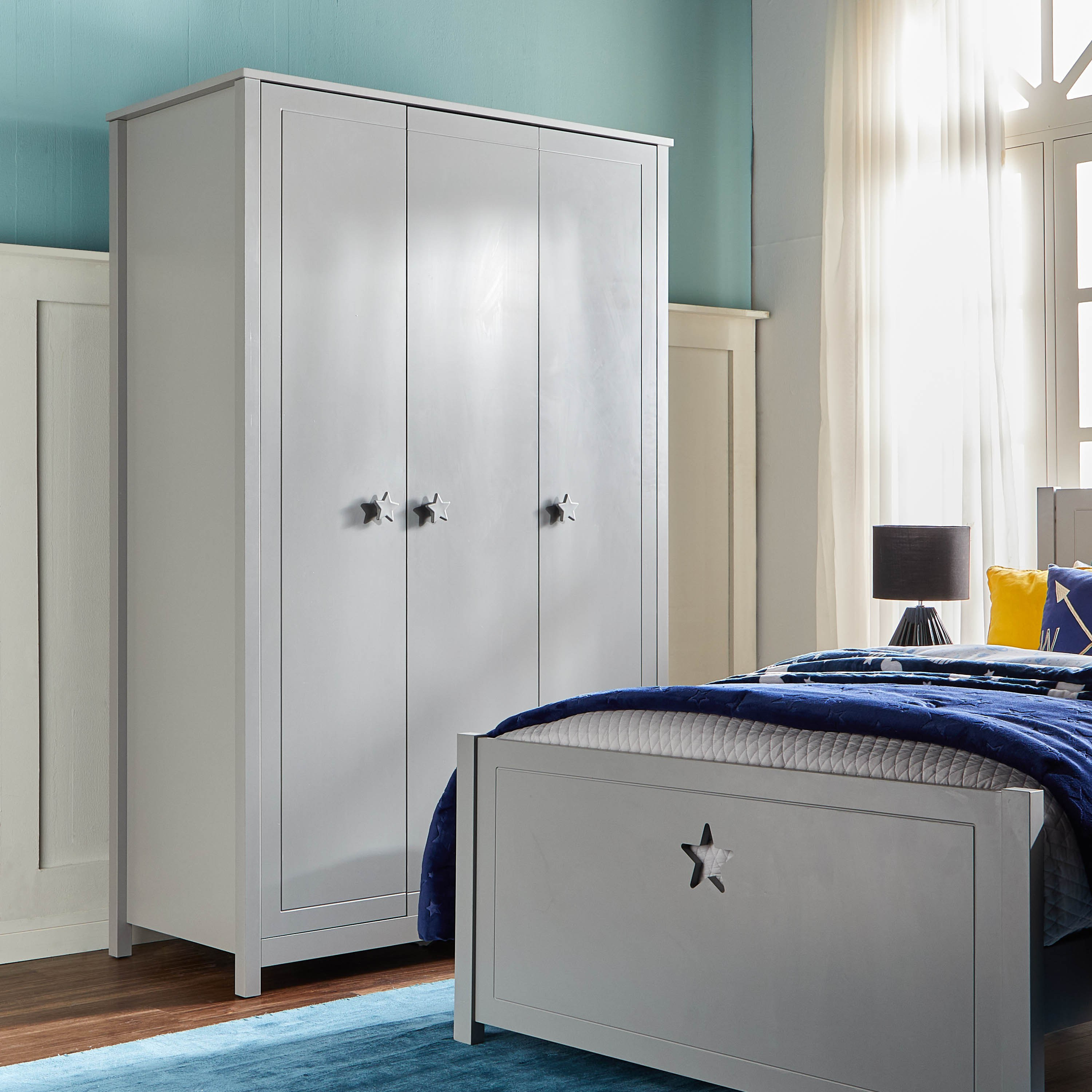 Oliver 3-Door Wardrobe-babyandkids-roomfurniture-wardrobes-image-6