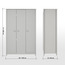 Oliver 3-Door Wardrobe-babyandkids-roomfurniture-wardrobes-image-7