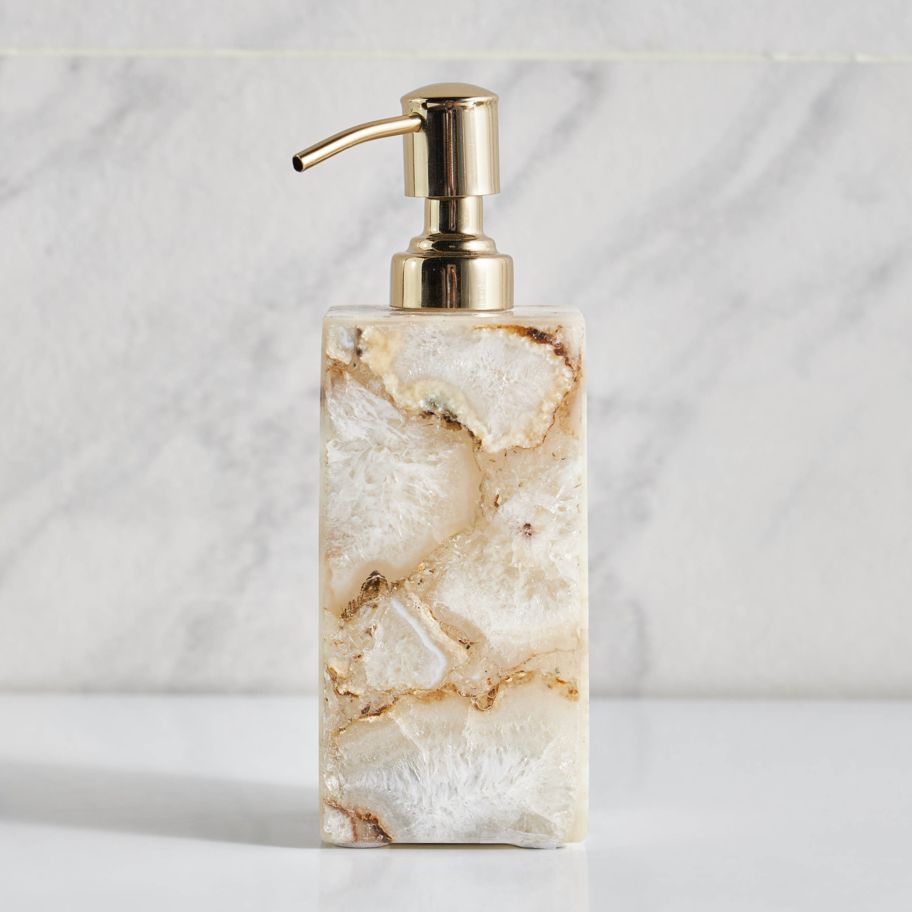 Agate Soap Dispenser-household-bathandlaundry-bathaccessories-soapdishesanddispensers-image-1