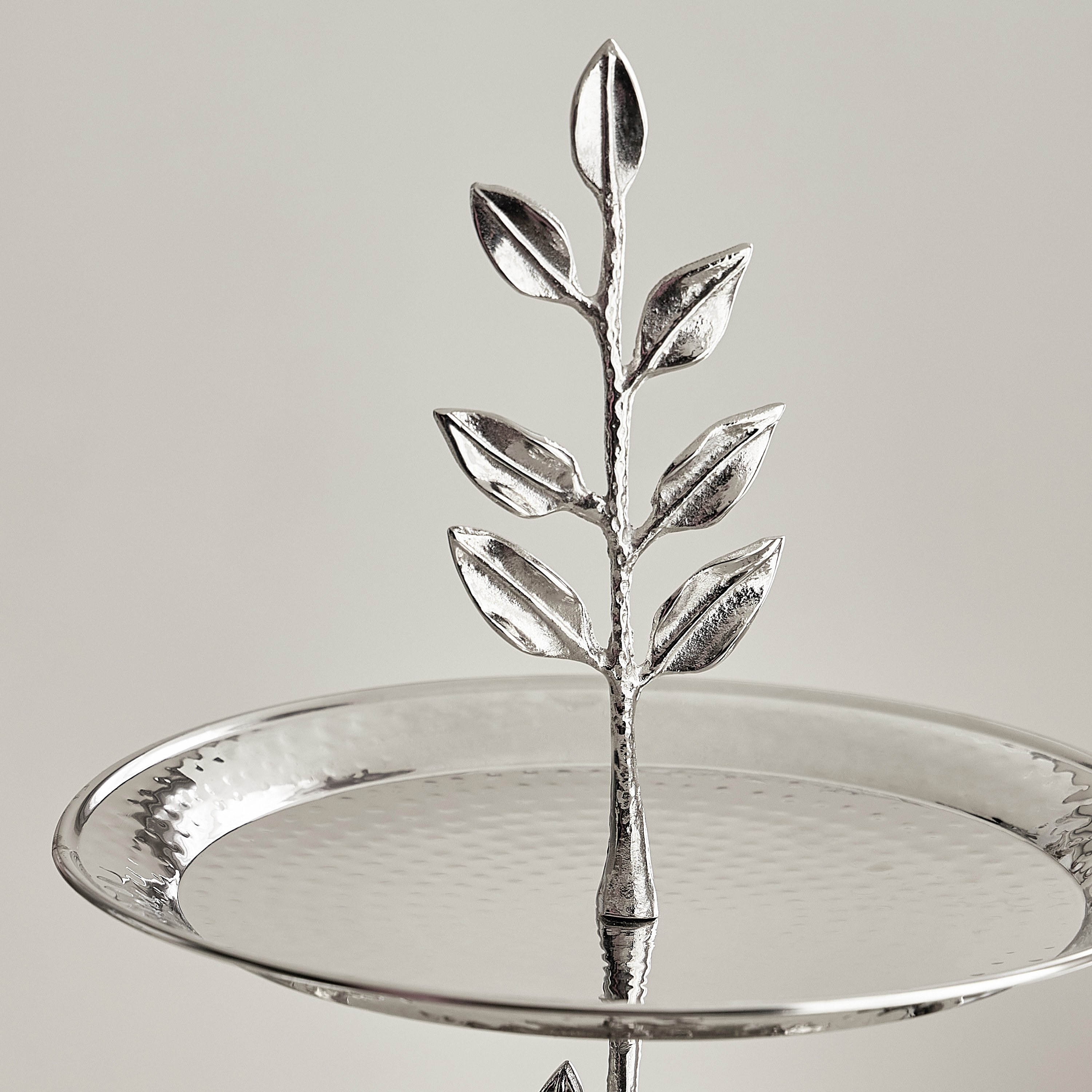 Silver Oak Two-Tier Cake Stand - 29 cm-household-dining-serveware-cakestands-image-2