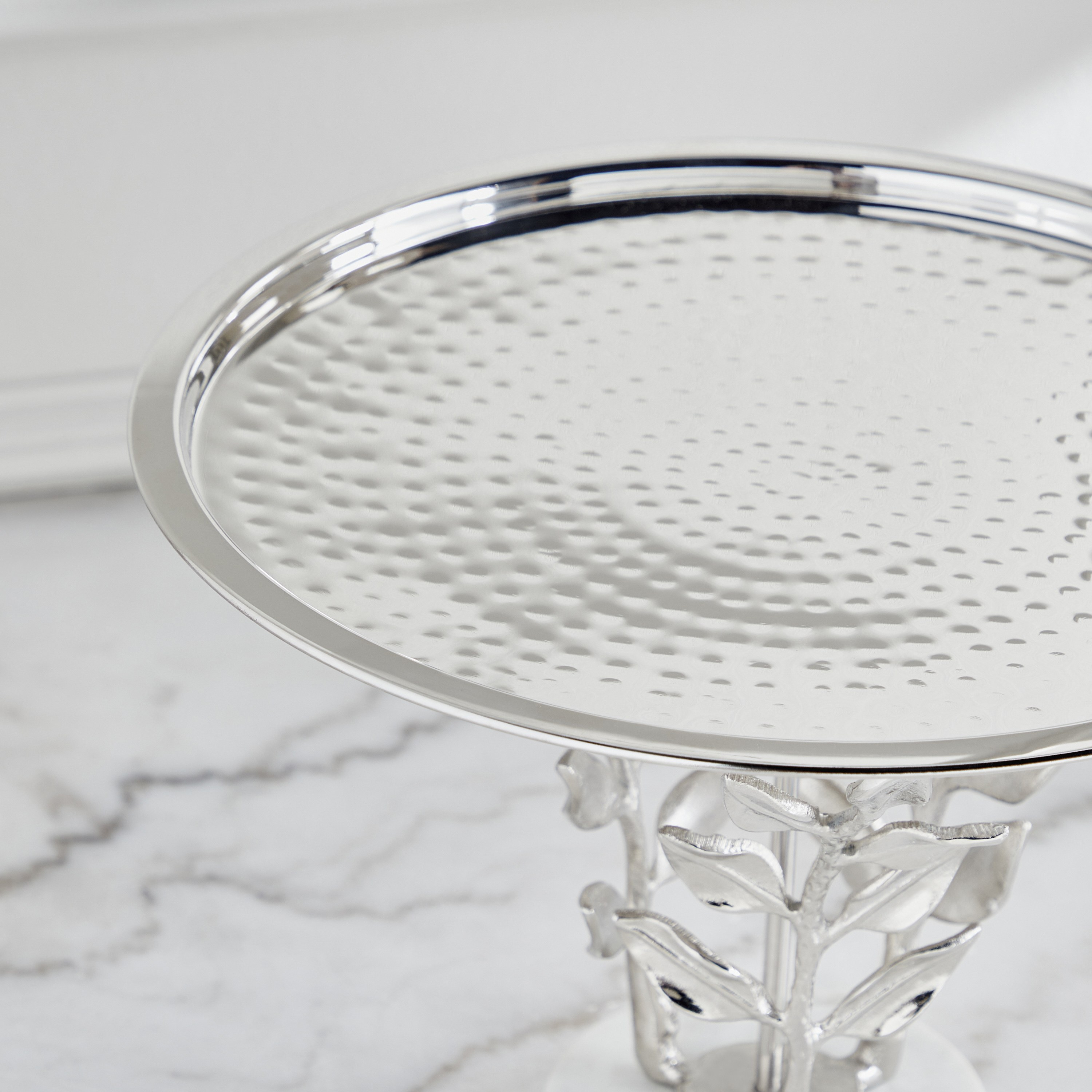 Silver Oak Cake Stand-household-dining-serveware-cakestands-image-2
