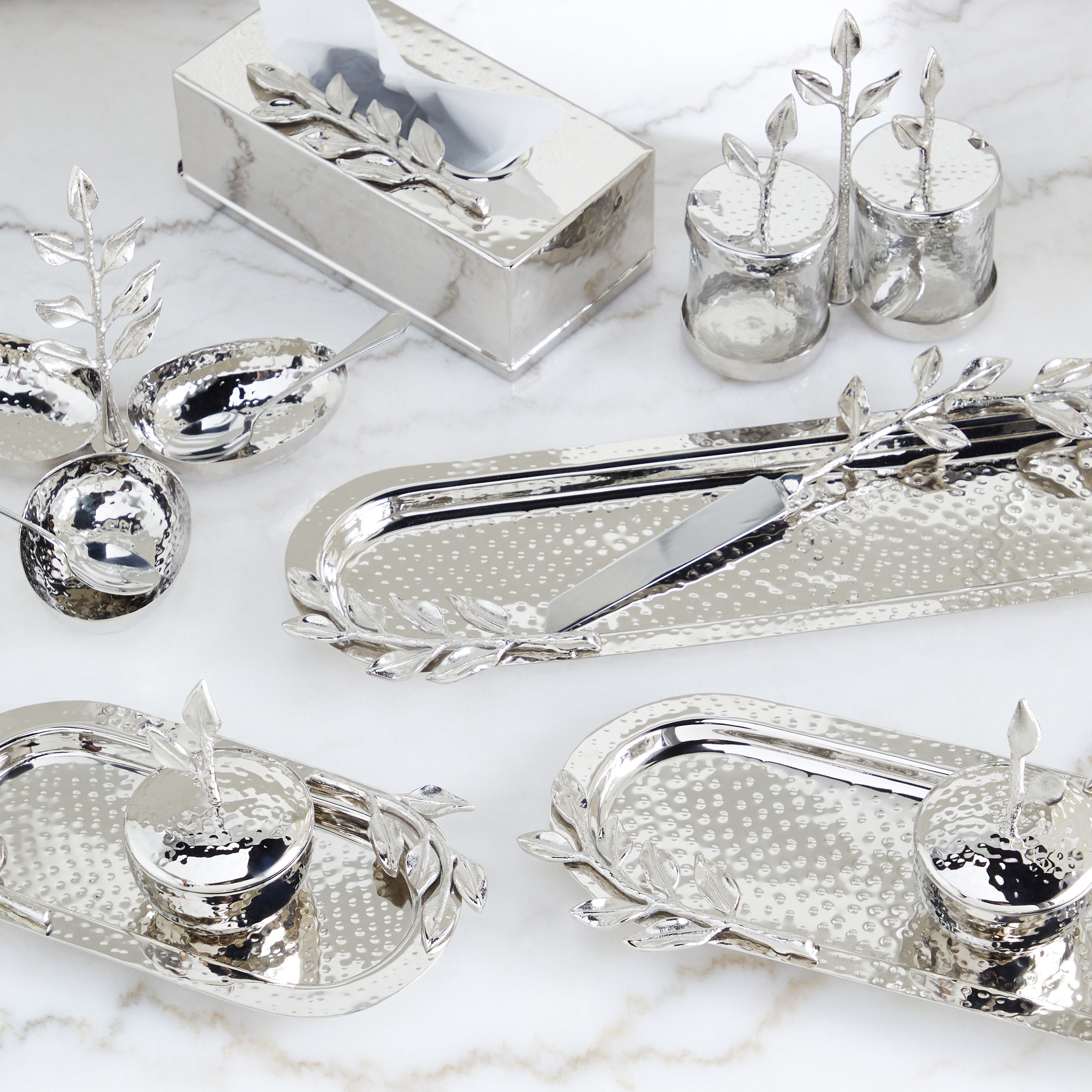 Silver Oak Condiment Set-household-decor-vasesandbowls-image-3