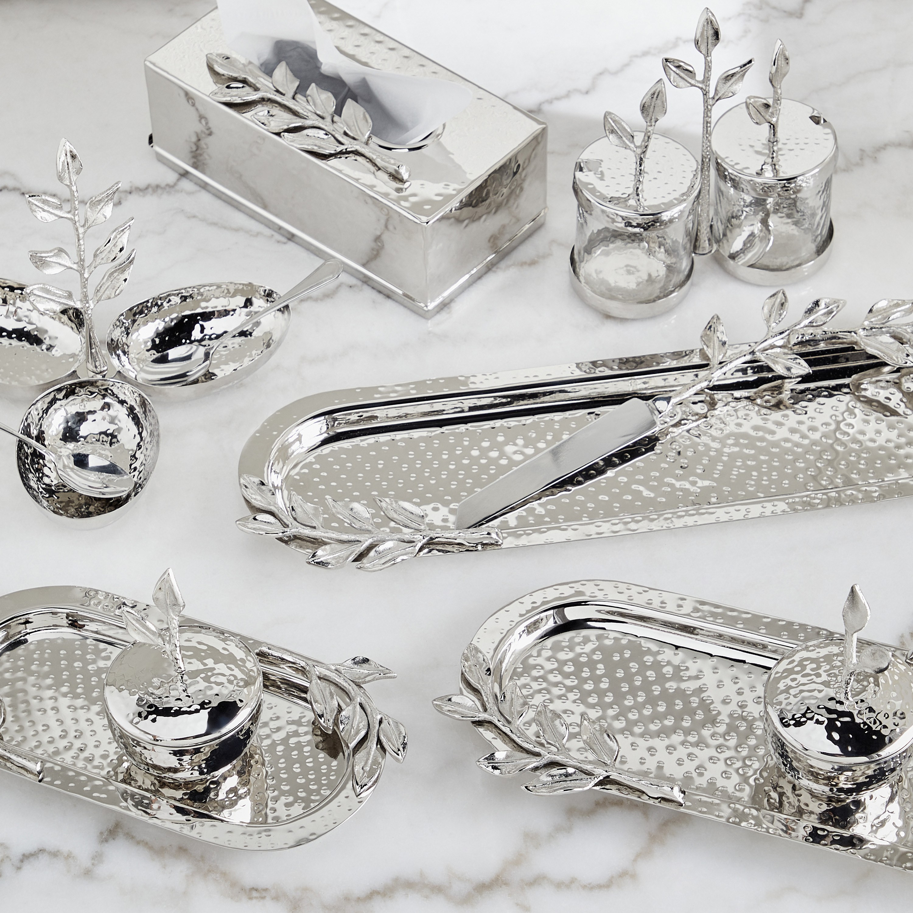 Silver Oak Decorative Tray-household-decor-boxesandtrays-image-3