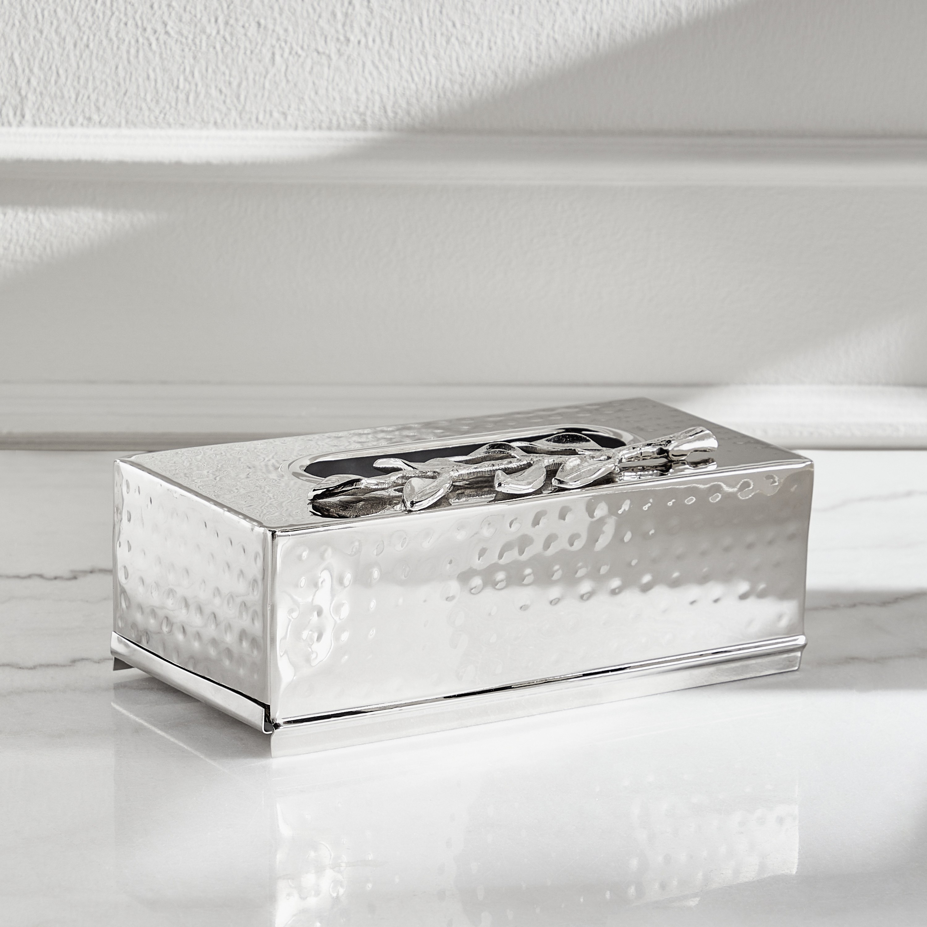 Silver Oak Tissue Box-household-decor-boxesandtrays-image-2