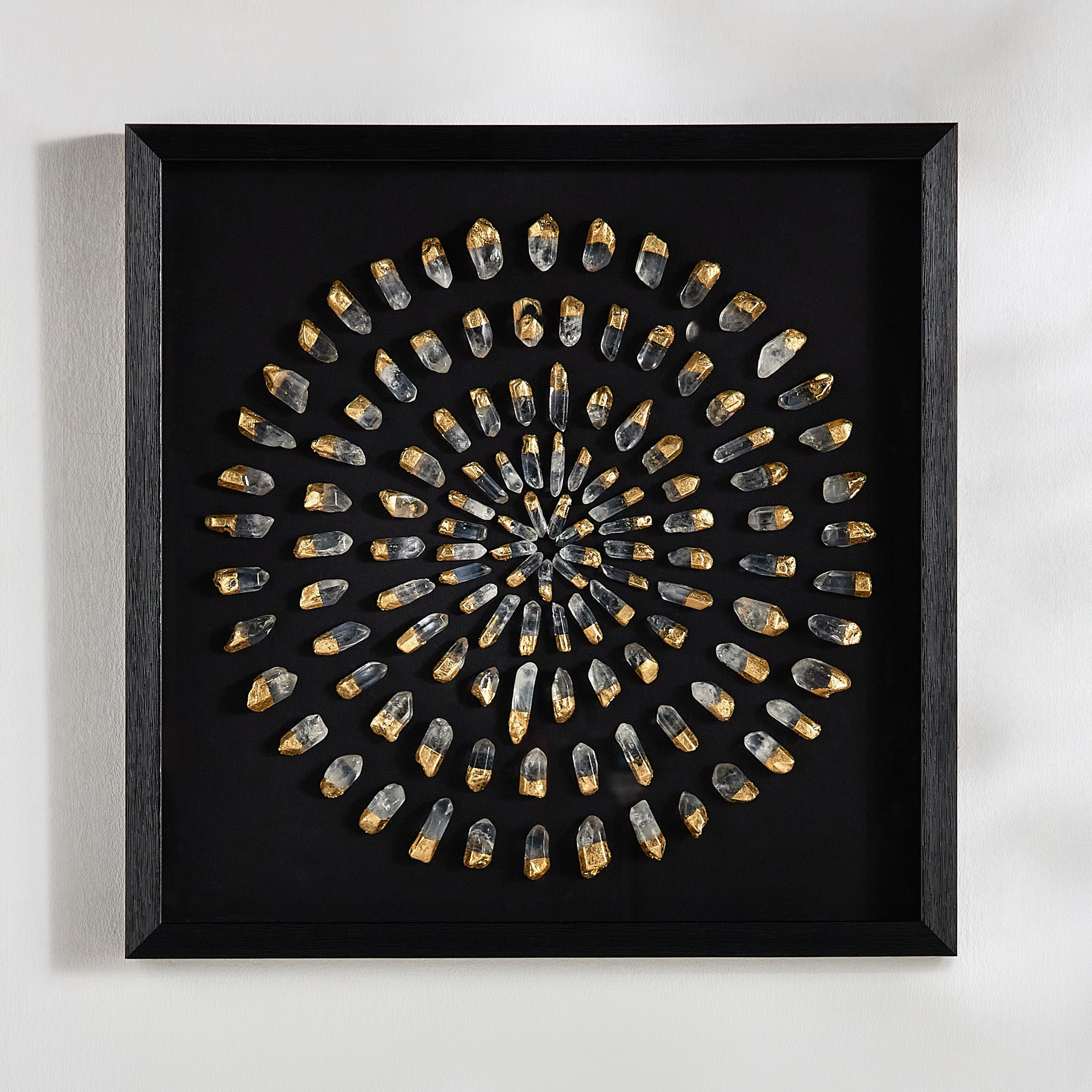 Nabila Decorative Crystal Shadow Box - 60x60 cm-household-walldecorandmirrors-wallart-image-1