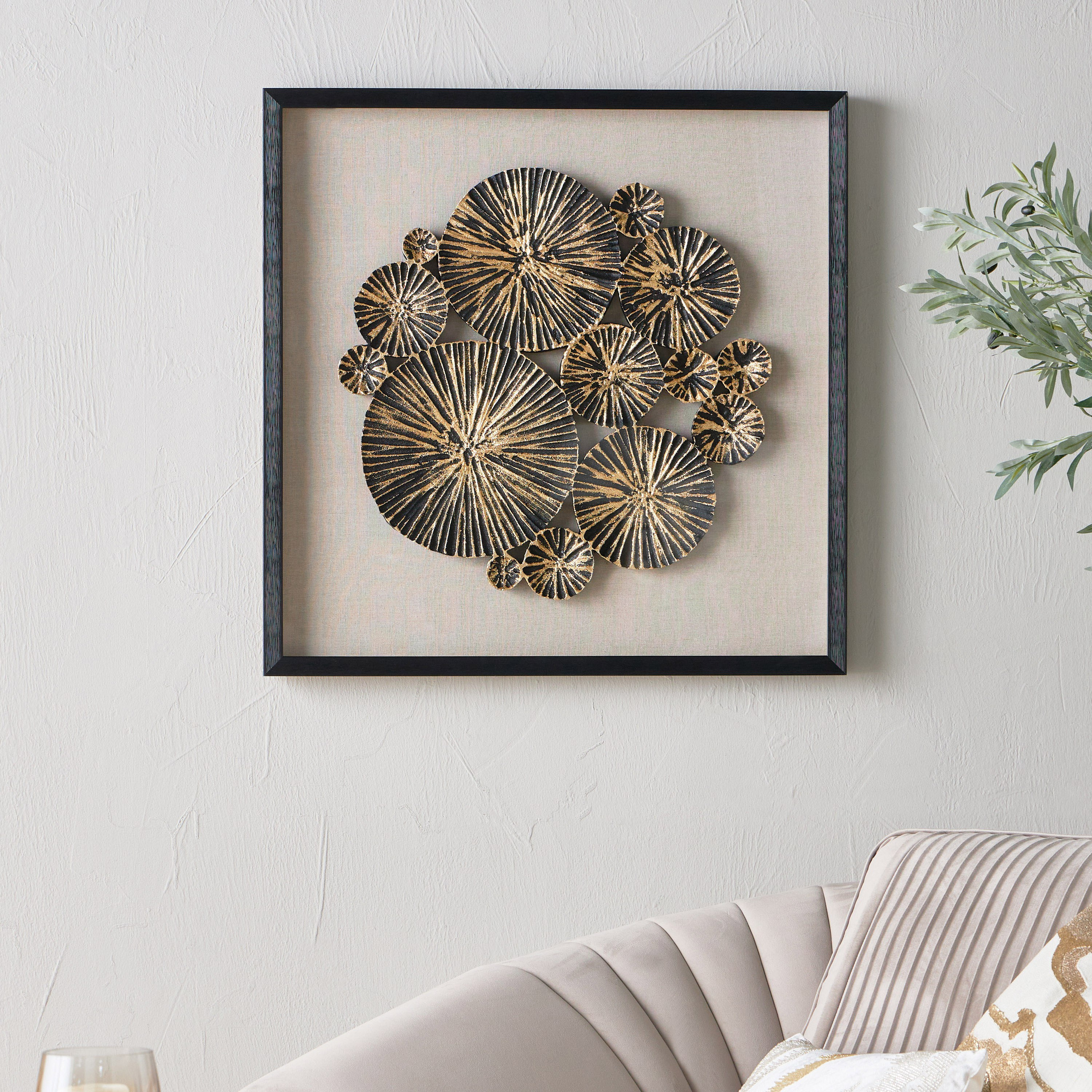 Aaqib Decorative Shadow Box - 80x80 cm-household-walldecorandmirrors-wallart-image-4