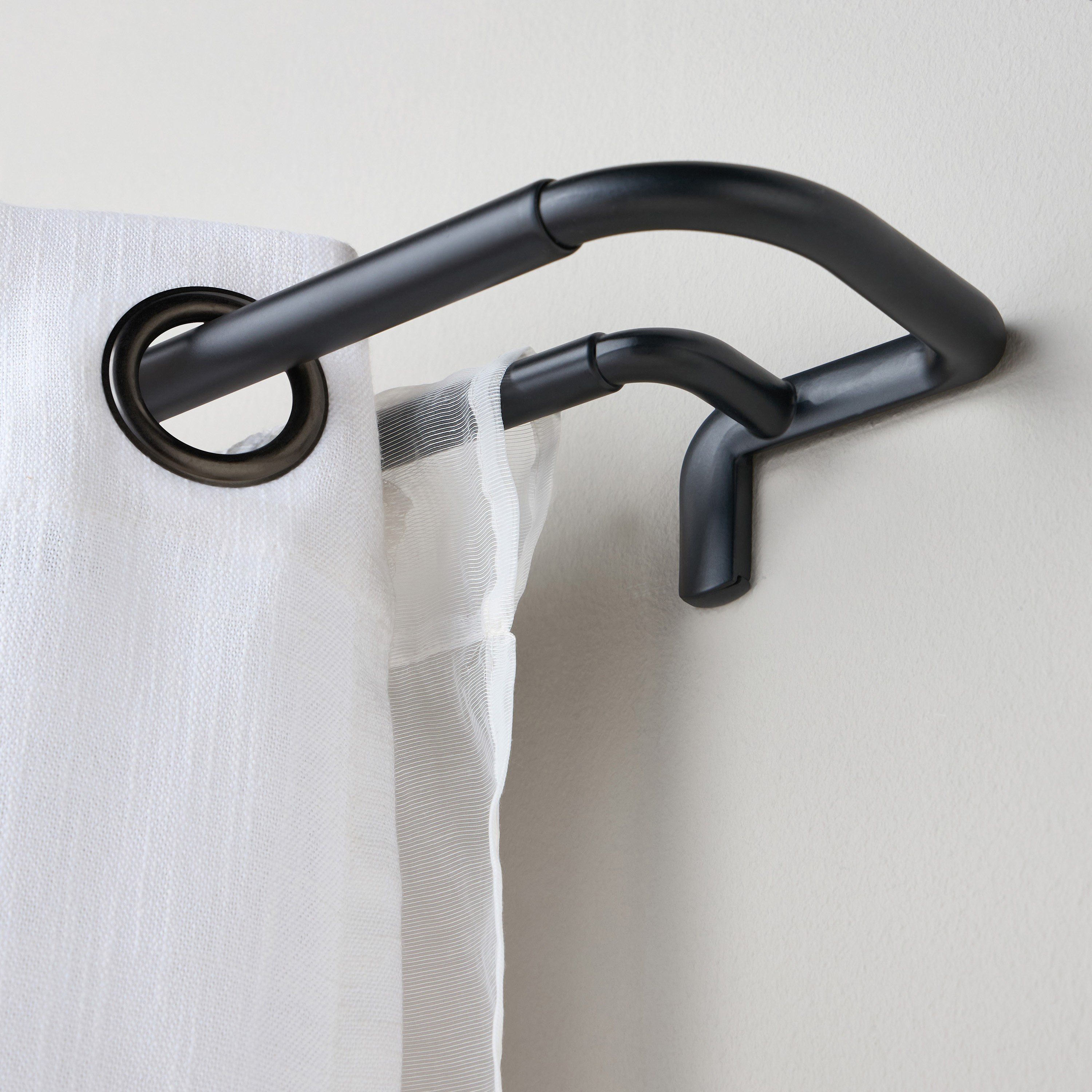 Luca Extendable Double Blackout Curtain Rod - 168-365 cm-household-windows-curtainrodsandaccessories-curtainrods-image-2