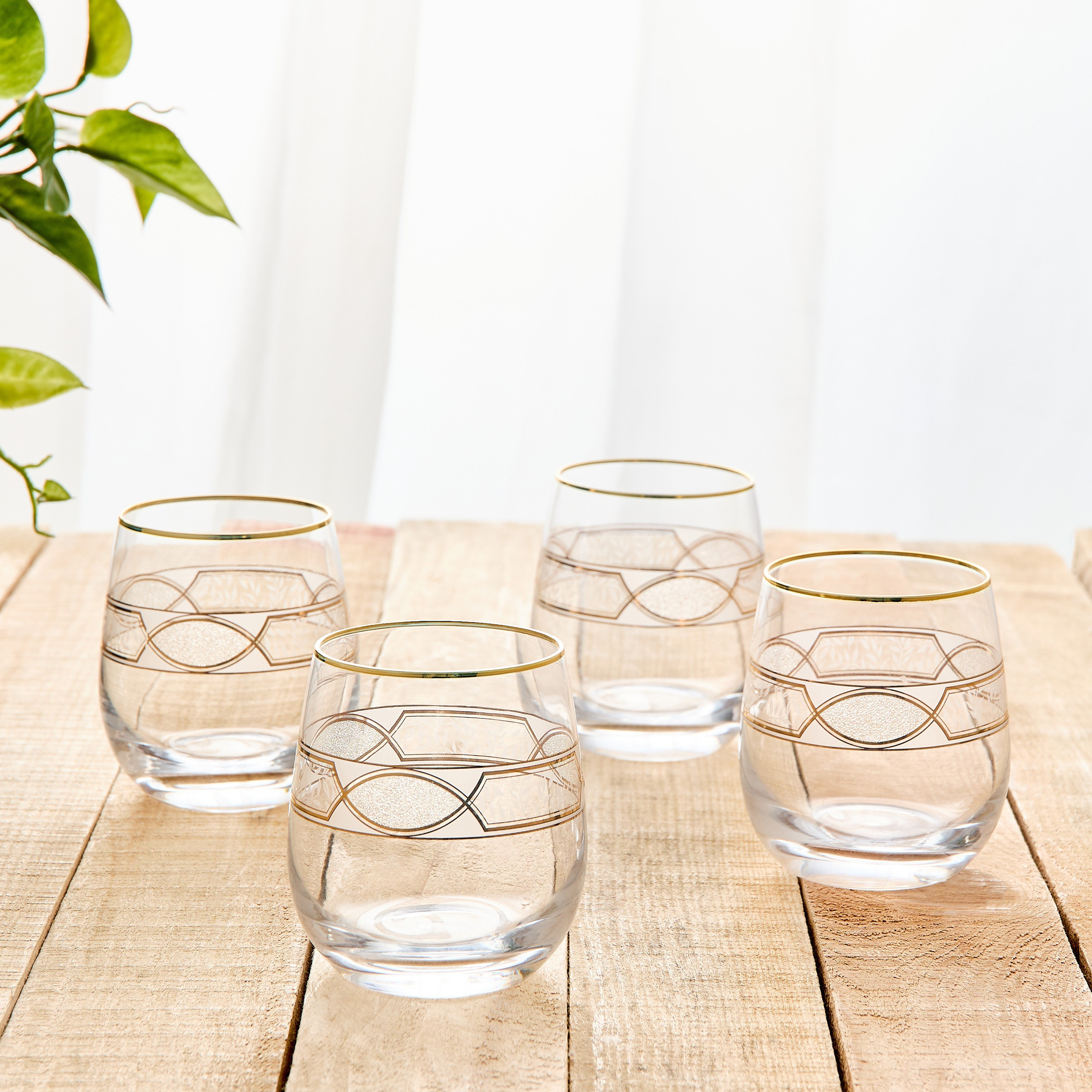 Faris 4-Piece Glass Set - 360 ml-household-dining-glassware-drinkingglasses-image-1