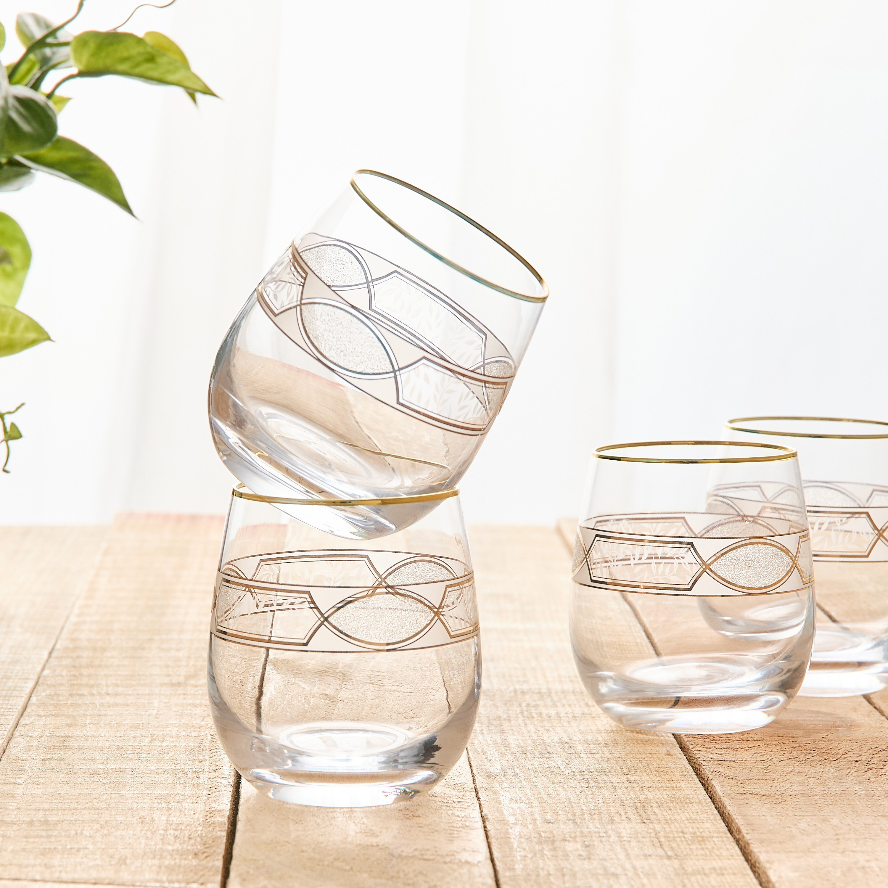 Faris 4-Piece Glass Set - 360 ml-household-dining-glassware-drinkingglasses-image-2
