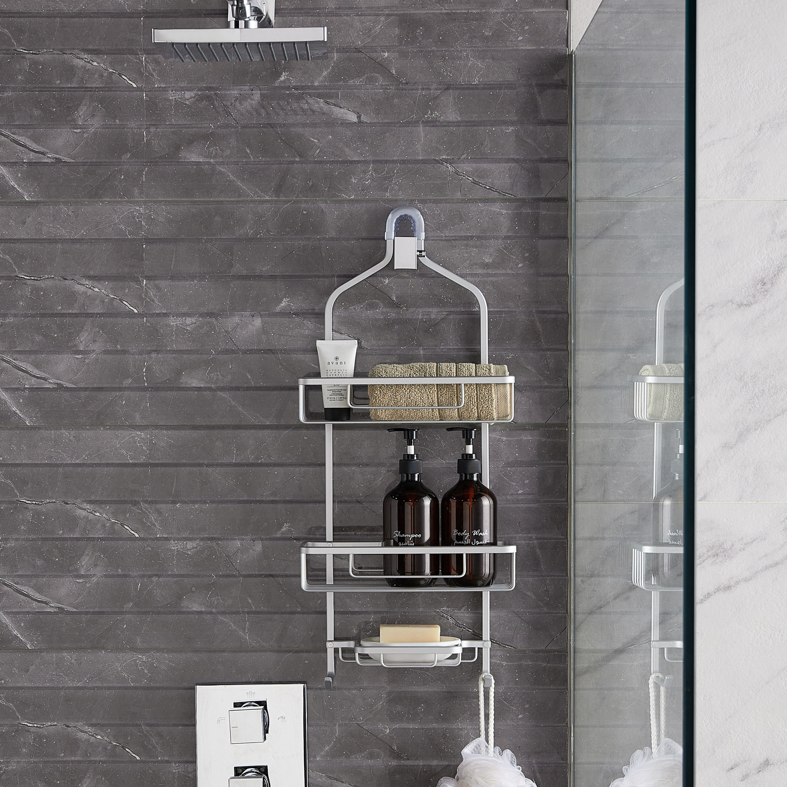 Baltic 2-Tier Shower Caddy-household-bathandlaundry-bathroomorganizing-showerfixturesandcaddies-image-4