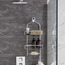 رف حمام طابقين - بالتيك-household-bathandlaundry-bathroomorganizing-showerfixturesandcaddies-image-1