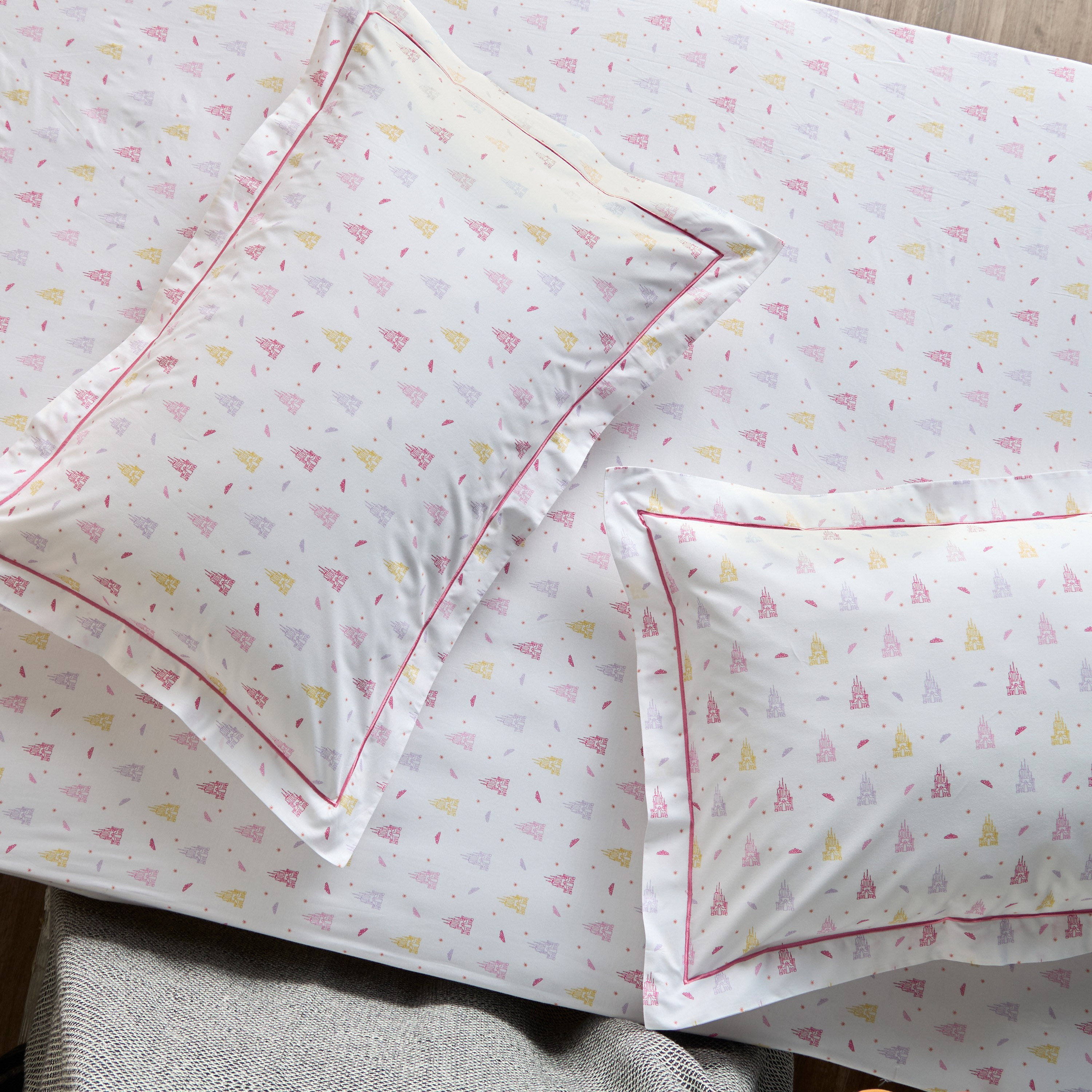 Dreamz Castle Cotton 200 Thread Count 2-Piece Pillowcase Set - 50x75 cm-babyandkids-beddingandwindows-bedding-pillowcases-image-2