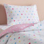 طقم غطاء لحاف كامل من القطن العضوي 200 بطبعات قلوب قطعتين- إيكو سناجل- 160x200 سم-kids-beddingandwindows-bedding-duvetcovers-image-6