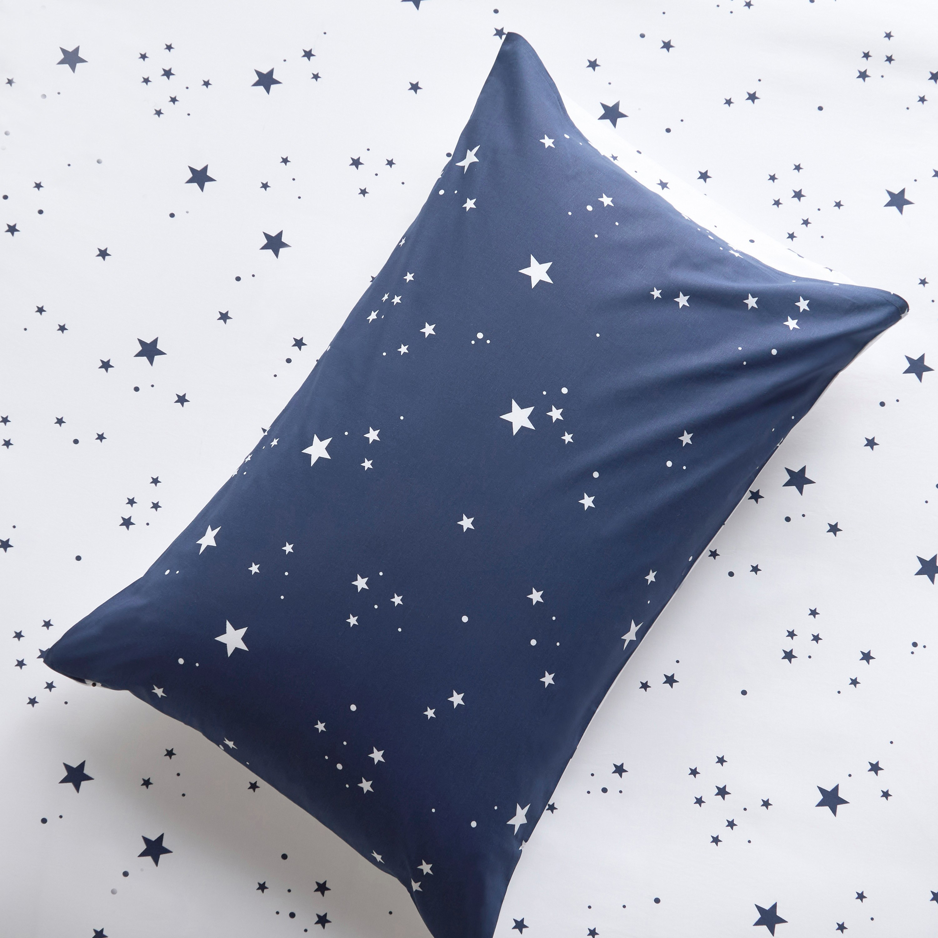 Eco Snuggle Stars Organic Cotton 200 Thread Count 2-Piece Full Duvet Cover Set - 160x200 cm-babyandkids-beddingandwindows-bedding-duvetcovers-image-4