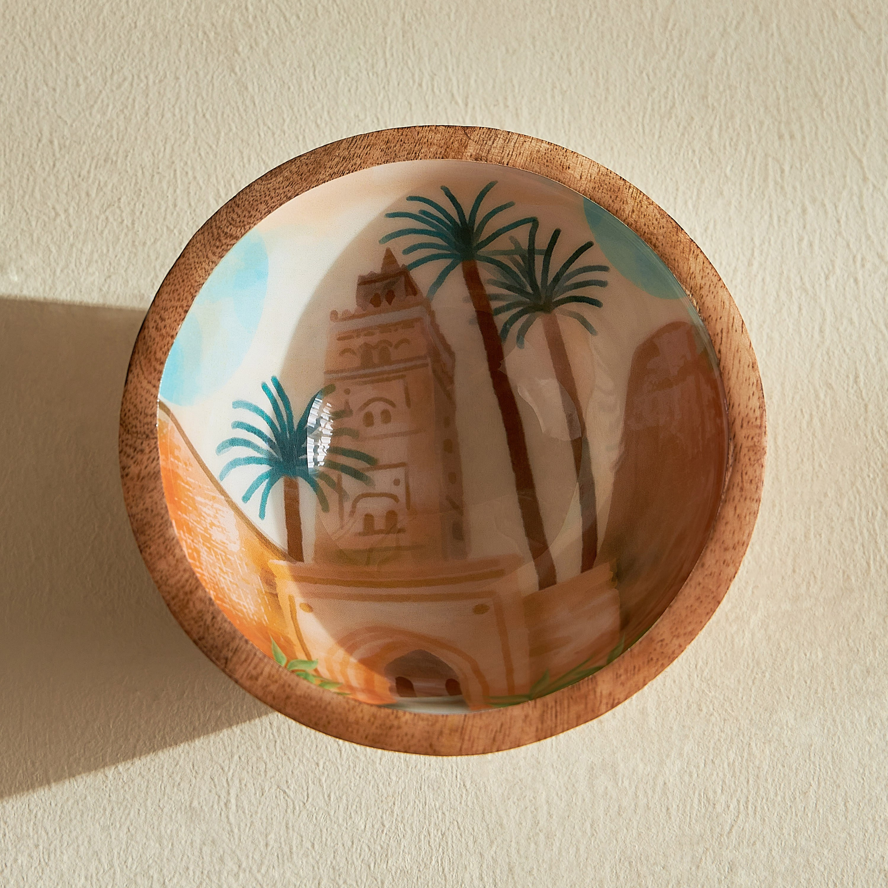 وعاء تقديم من خشب المانجو - ديزيرت إليجانس - 13 سم-household-dining-dinnerware-bowls-image-2