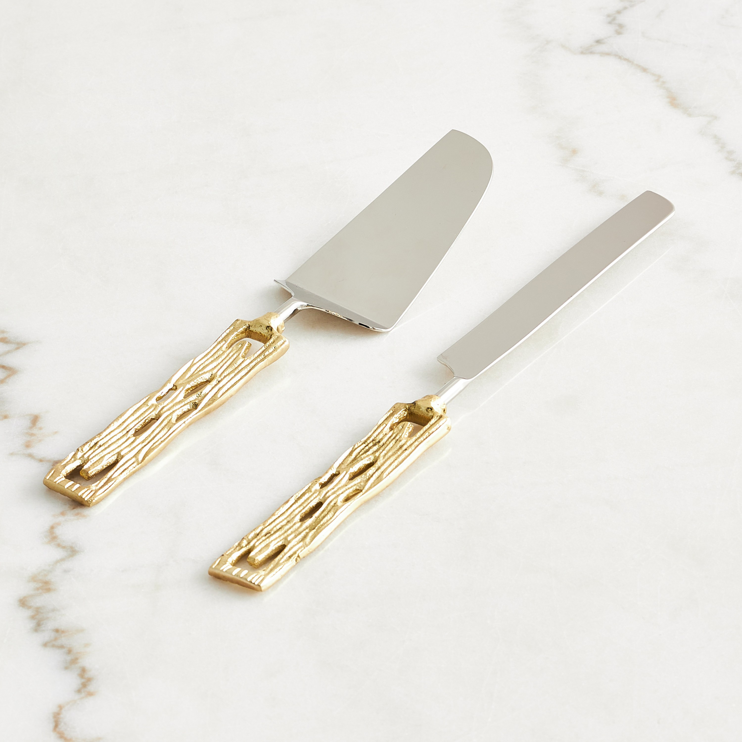 Sama Crust 2-Piece Cake Server Set-household-dining-cutlery-spoonsforksandknives-image-1