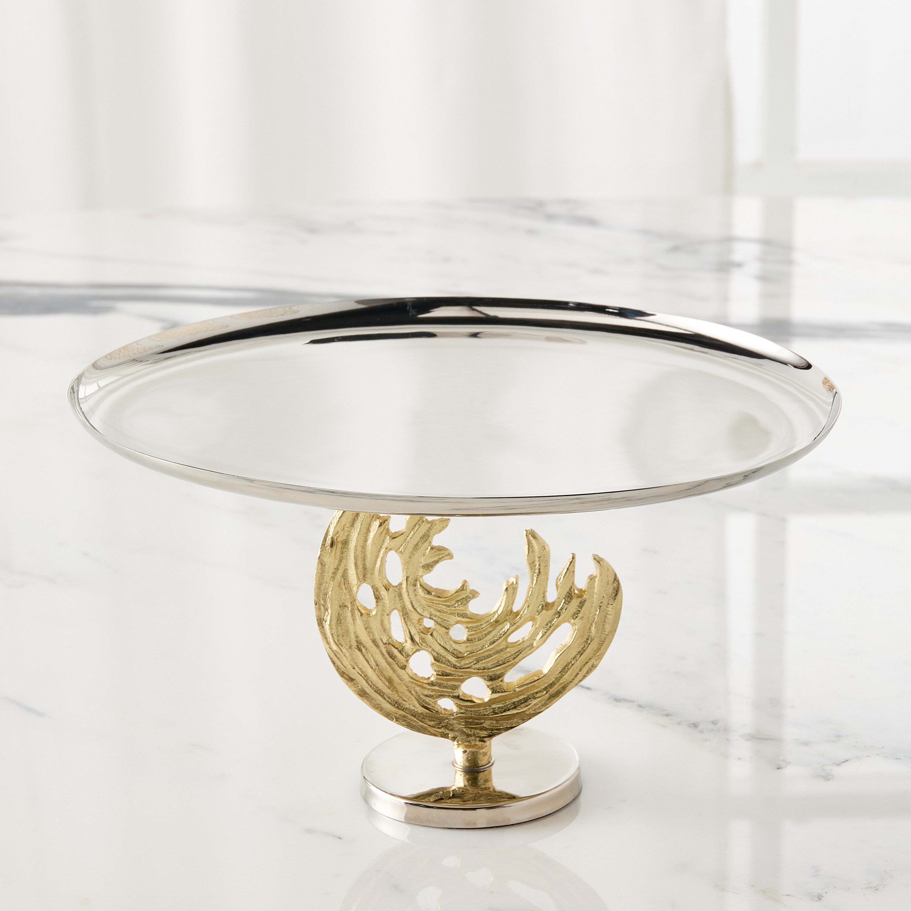 Sama Crust Cake Stand - 32 cm-household-dining-serveware-cakestands-image-1
