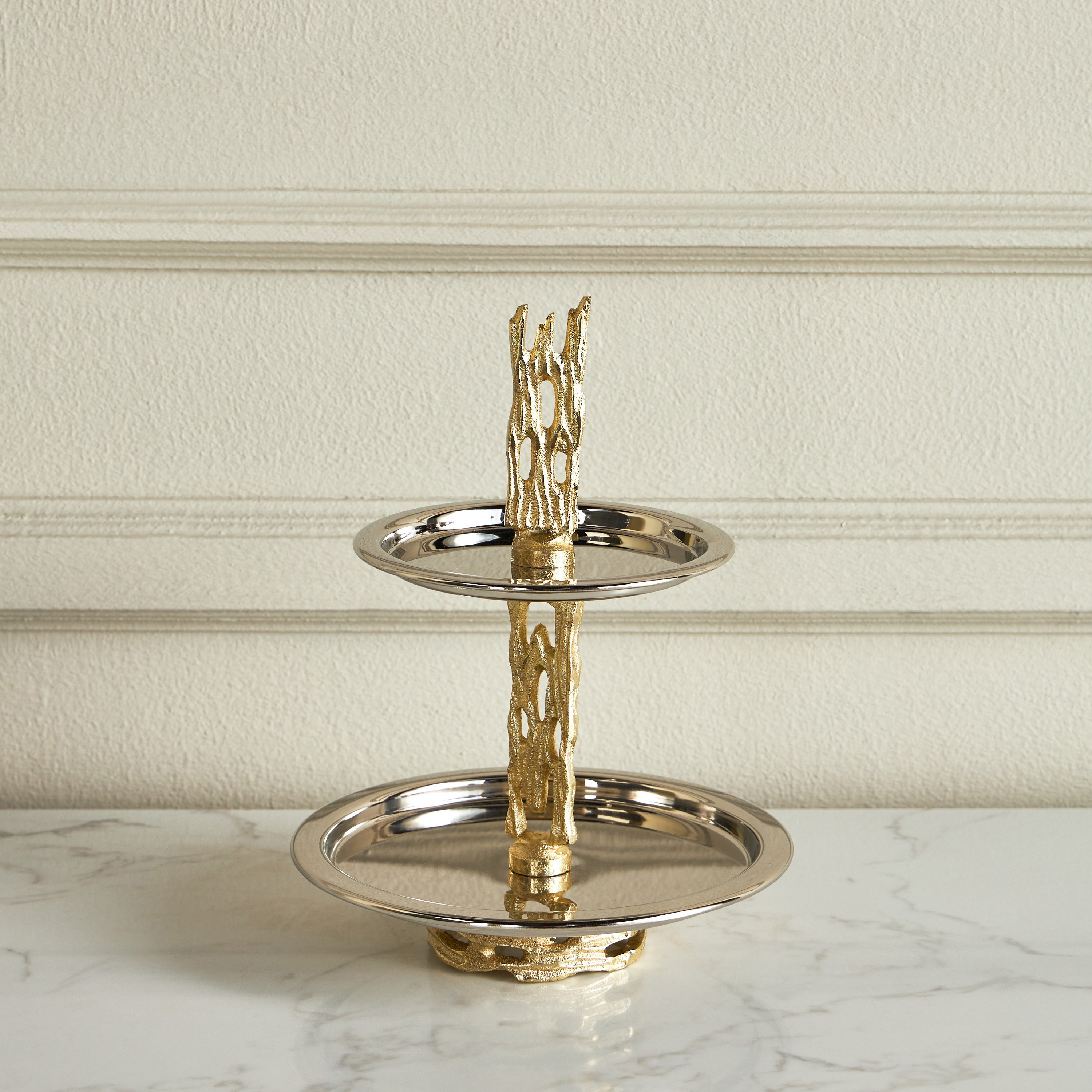 Sama Crust 2-Tier Cake Stand-household-decor-boxesandtrays-image-1