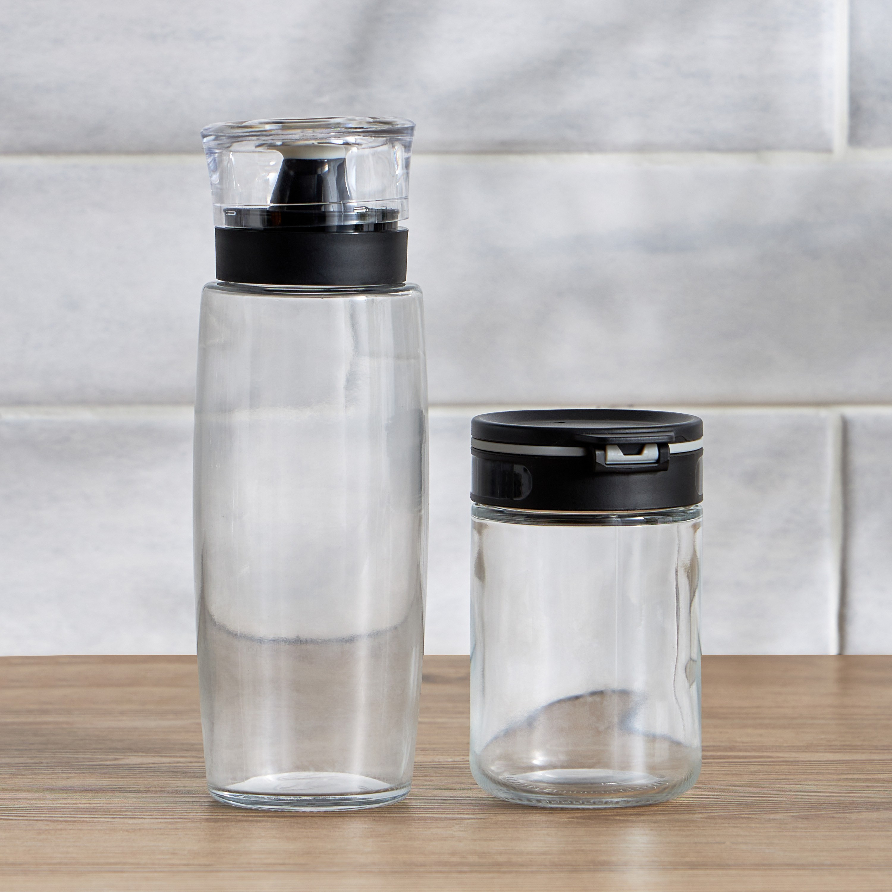 Tasty Salt and Pepper Shaker Set with Rack-household-kitchen-foodstorage-saltandpeppershakers-image-3