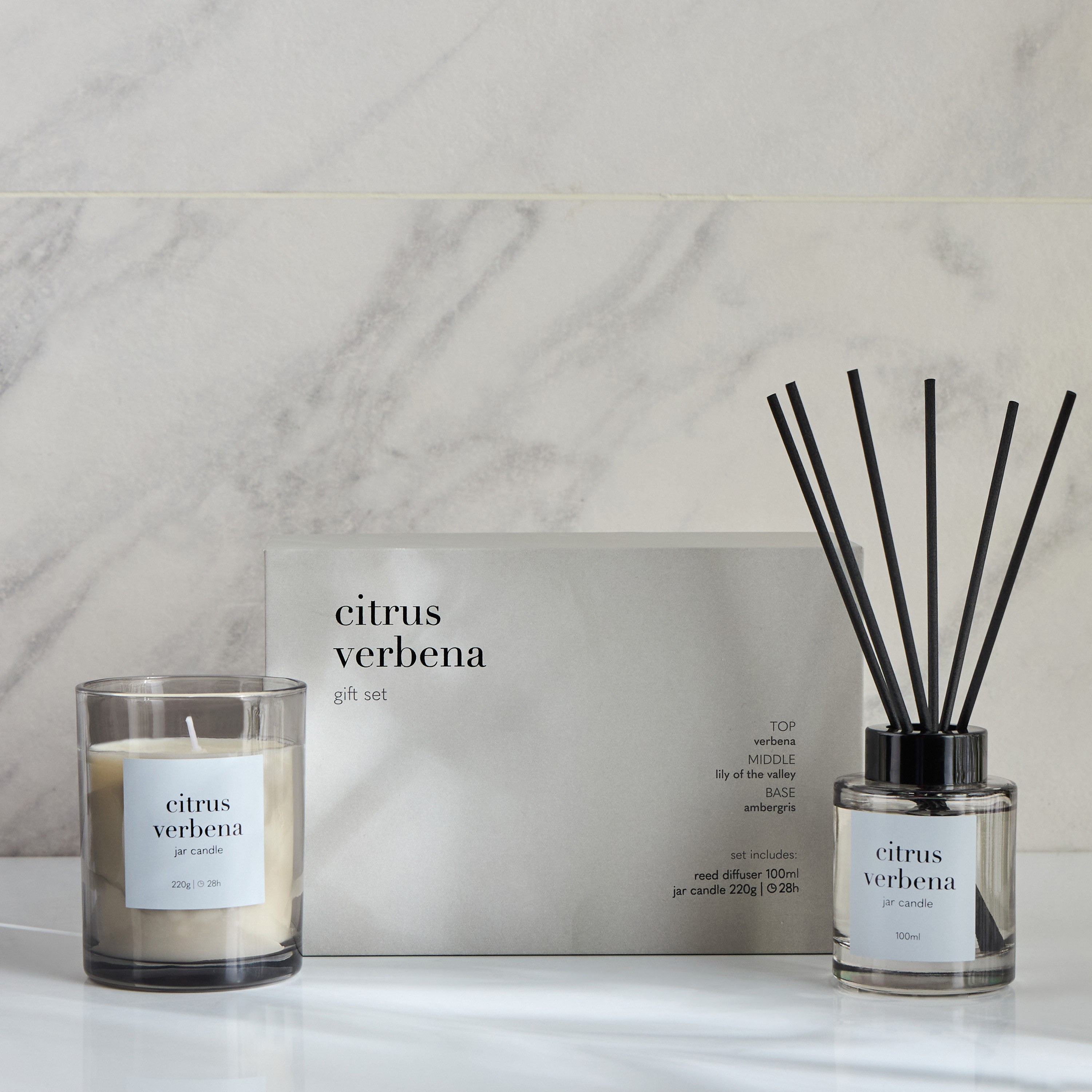 Asasi Citrus Verbena Scented Jar Candle and Diffuser Gift Set-household-giftingaccessories-giftings-image-3