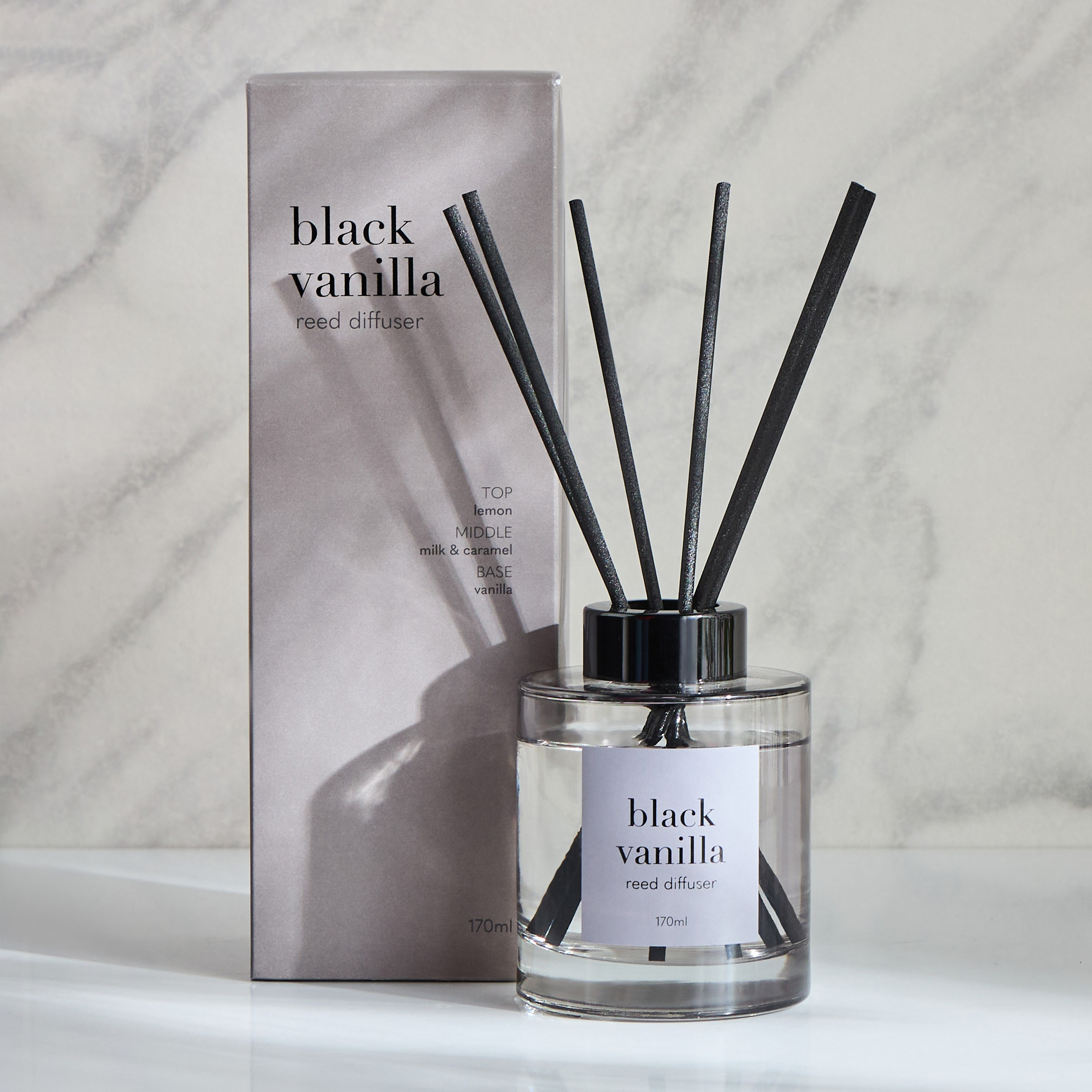 Asasi Black Vanilla Reed Diffuser - 170 ml-household-homefragrance-reeddiffusers-image-3