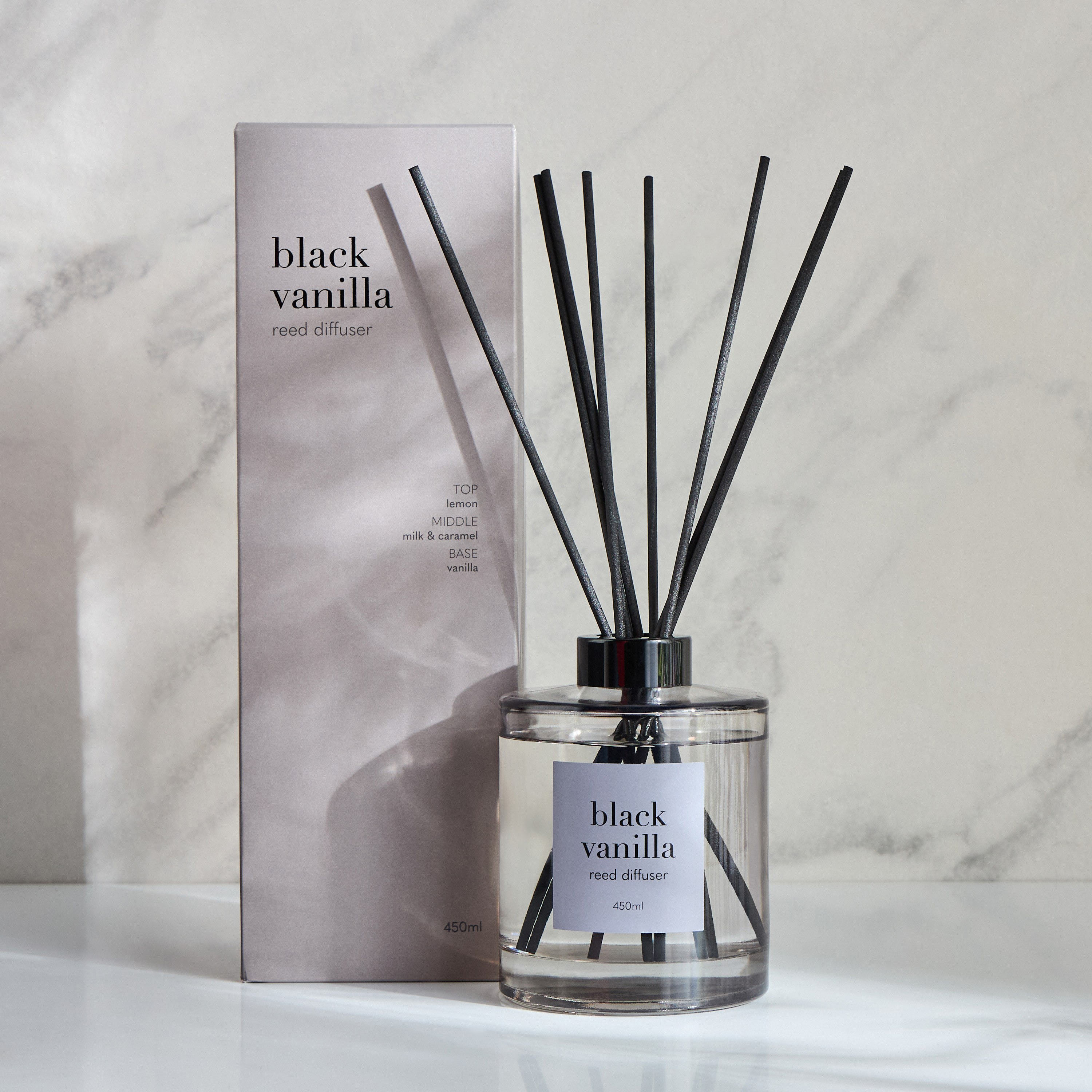 Asasi Black Vanilla Reed Diffuser - 450 ml-household-homefragrance-reeddiffusers-image-3