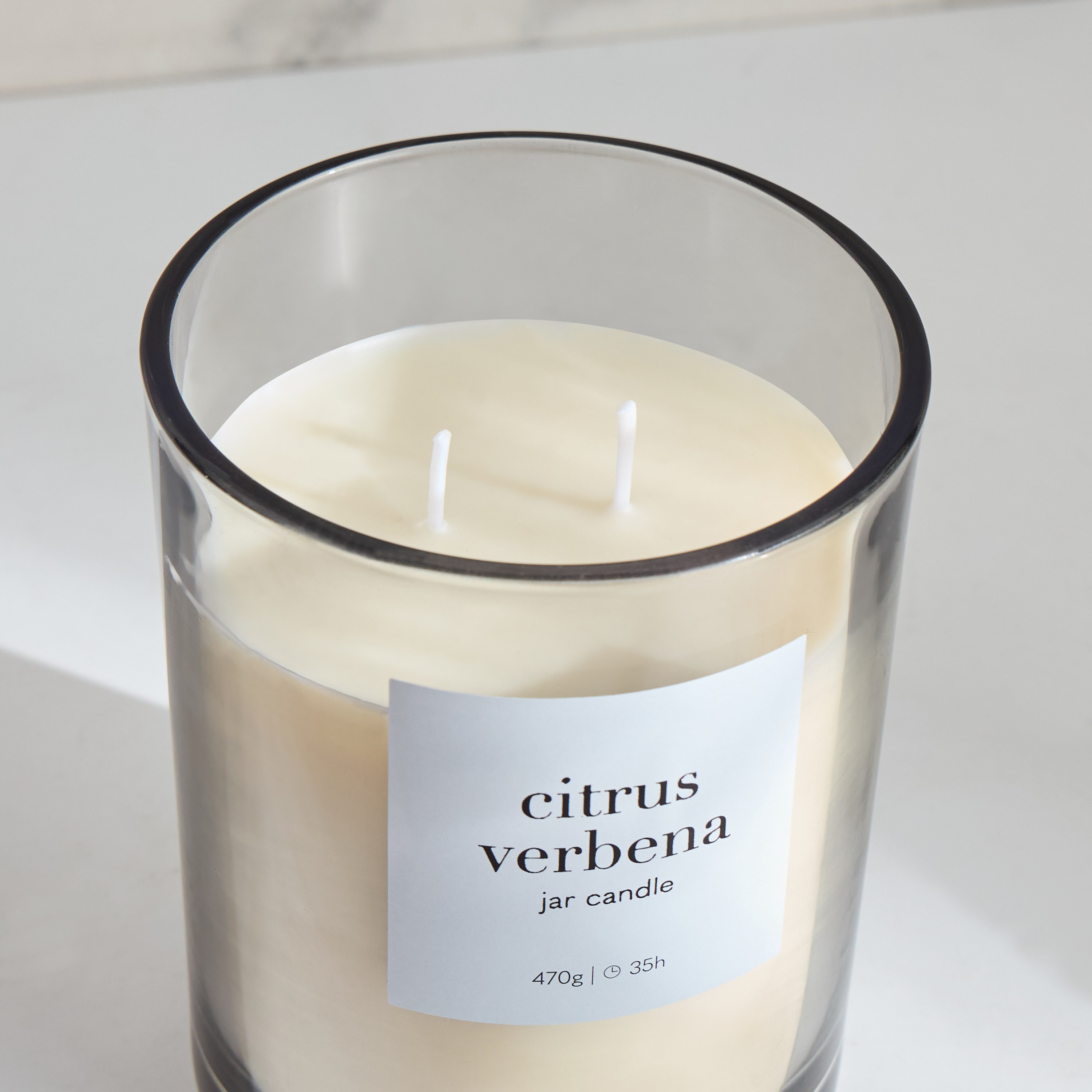 Asasi Citrus Verbena Jar Candle - 35 h-household-homefragrance-candles-image-2
