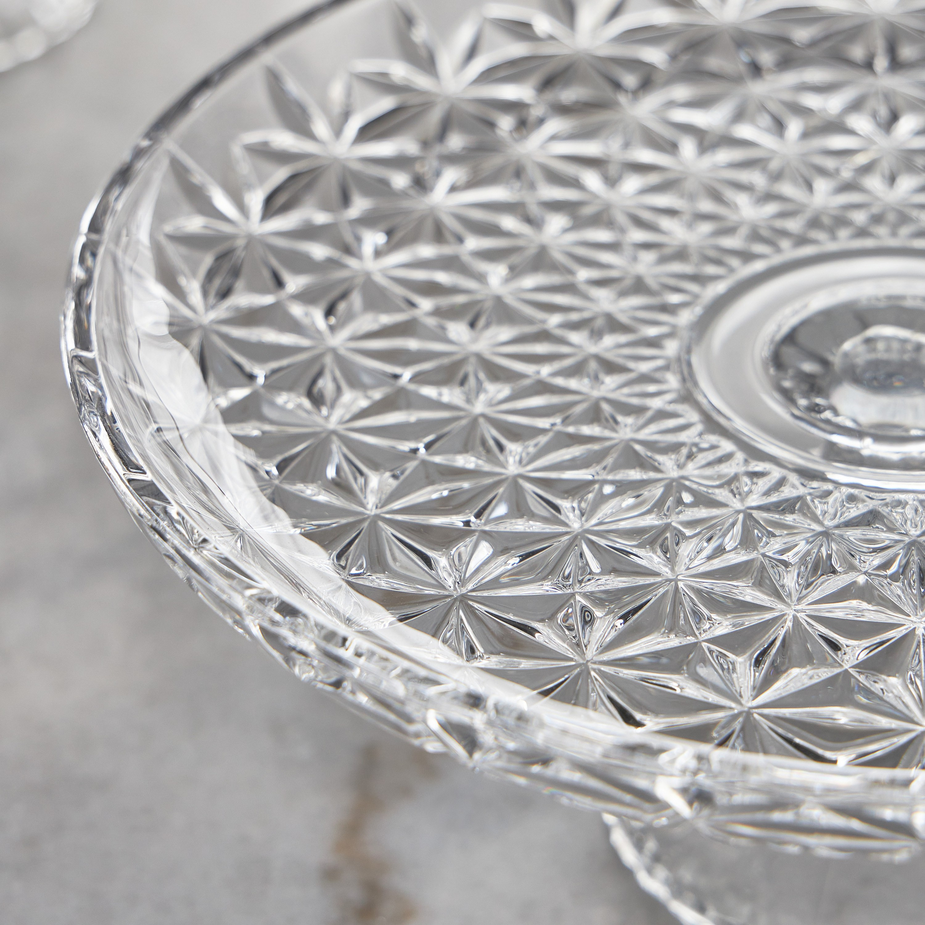 Aria Glass Cake Stand - 30 cm-household-decor-boxesandtrays-image-2
