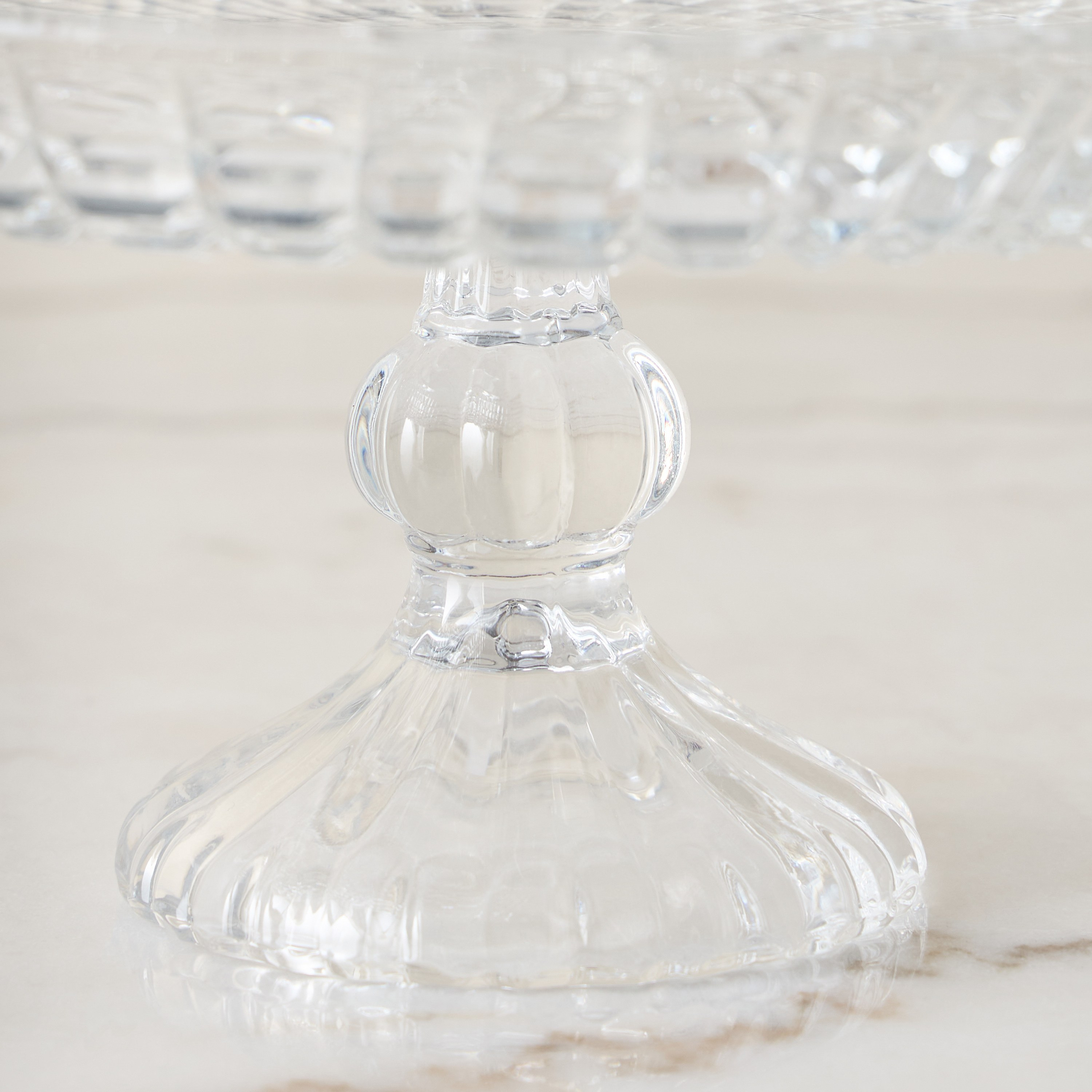 Chequered Cake Stand - 30 cm-household-decor-boxesandtrays-image-3