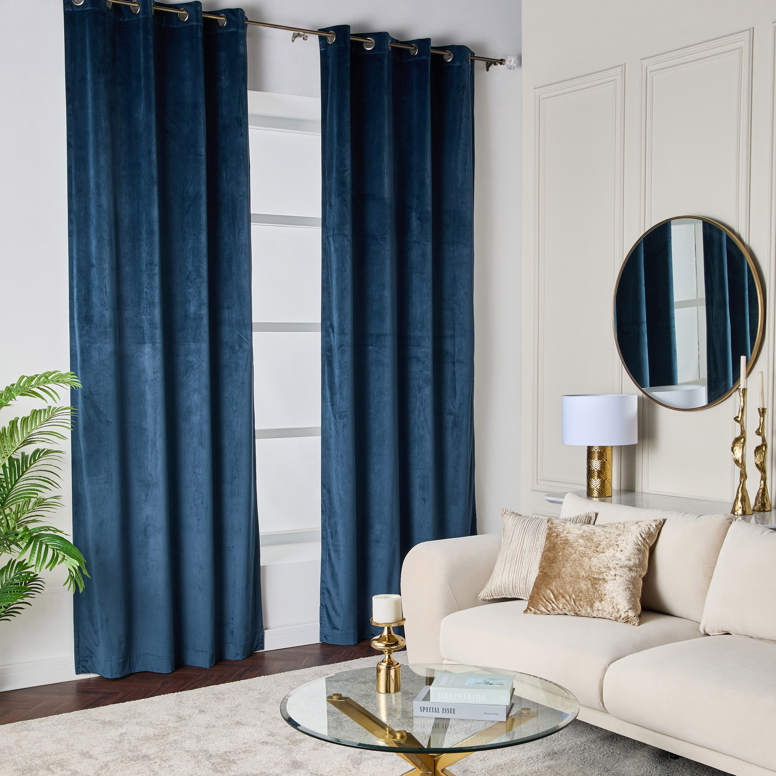 طقم ستائر قطعتين - سمارة - 135x300 سم-household-windows-curtains-image-4