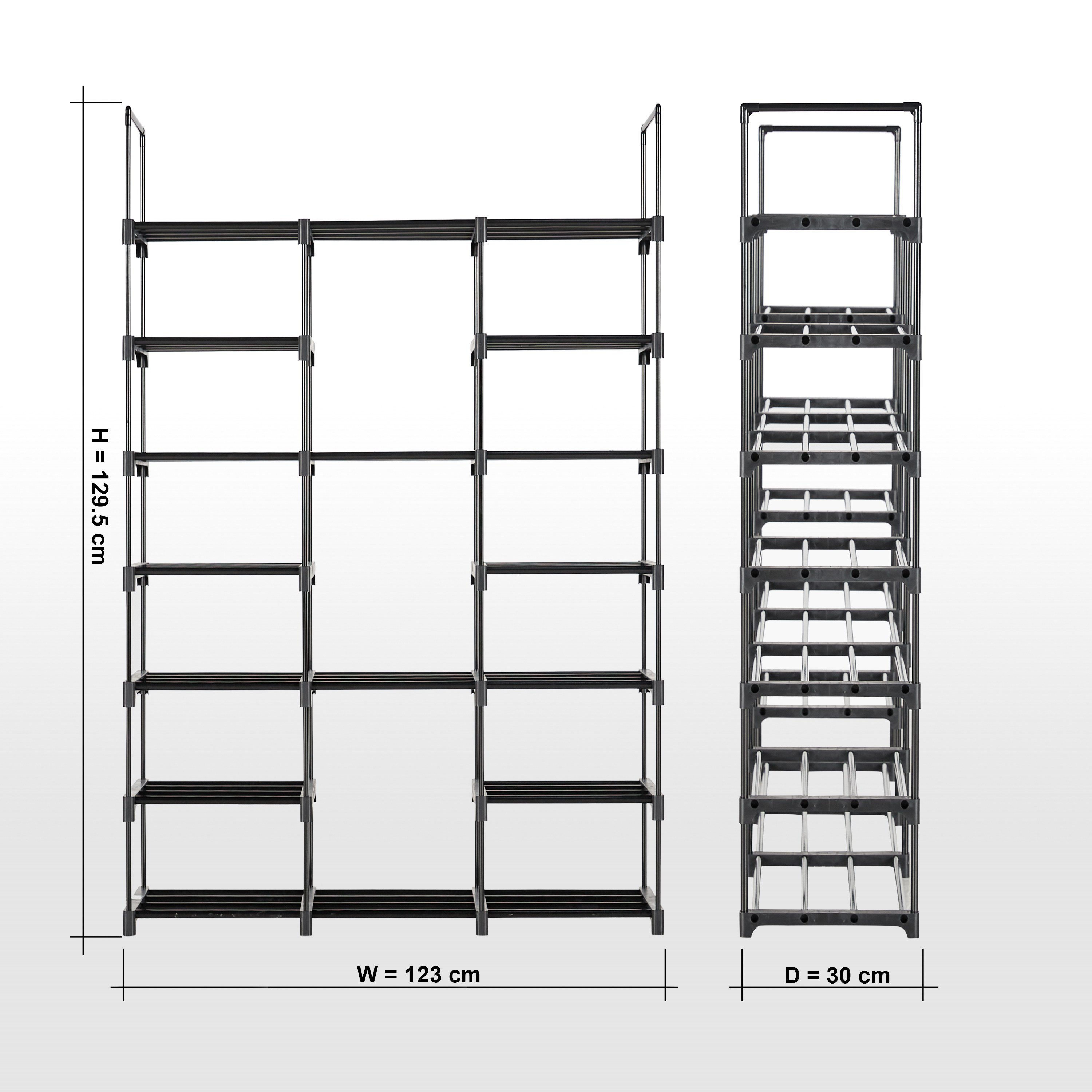 Austin 7-Tier Shoe Rack - 30x130 cm-household-storage-storagesolutions-shoeracksandstorage-image-6