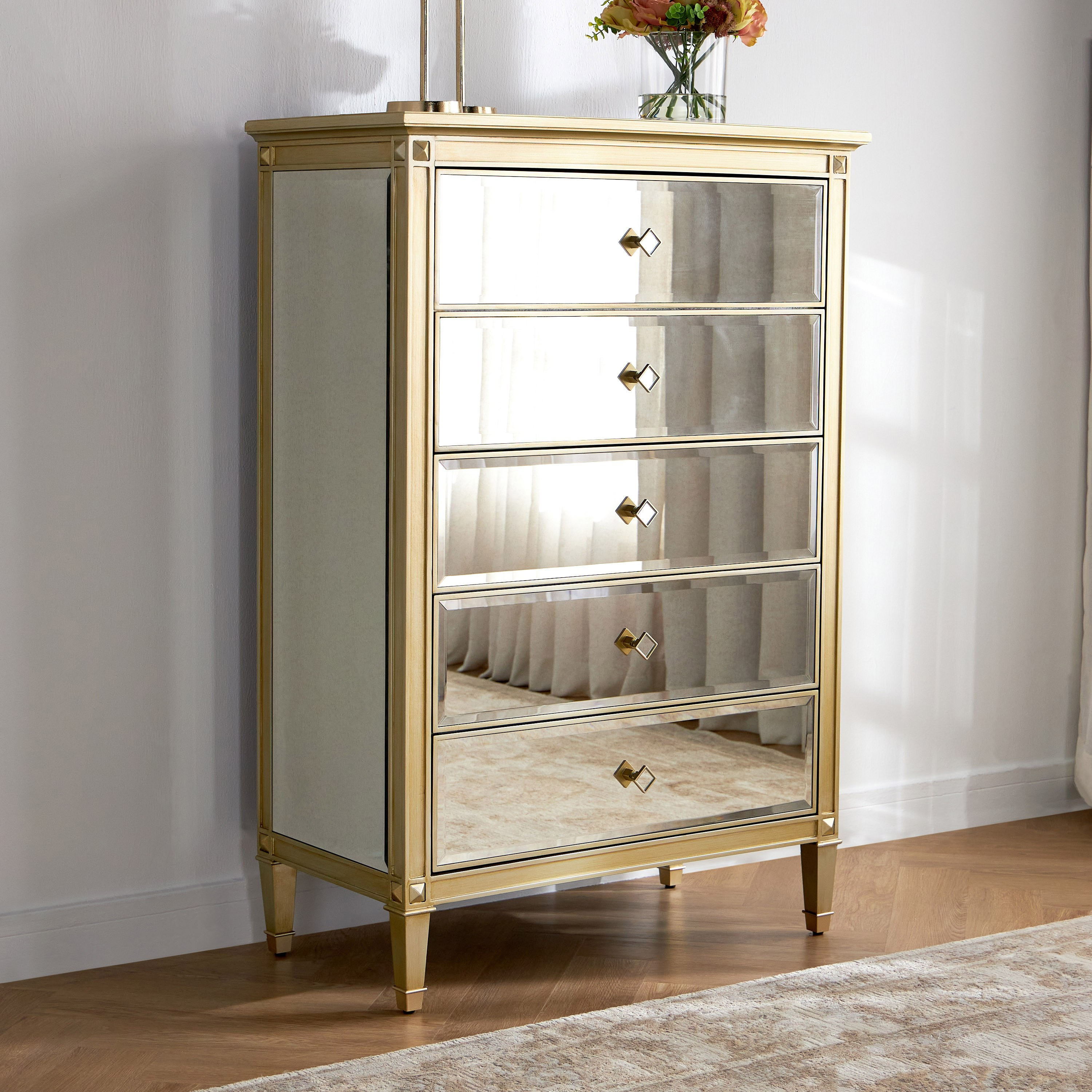 Shop Leila Chest of 5-Drawers | Homecentre Kuwait