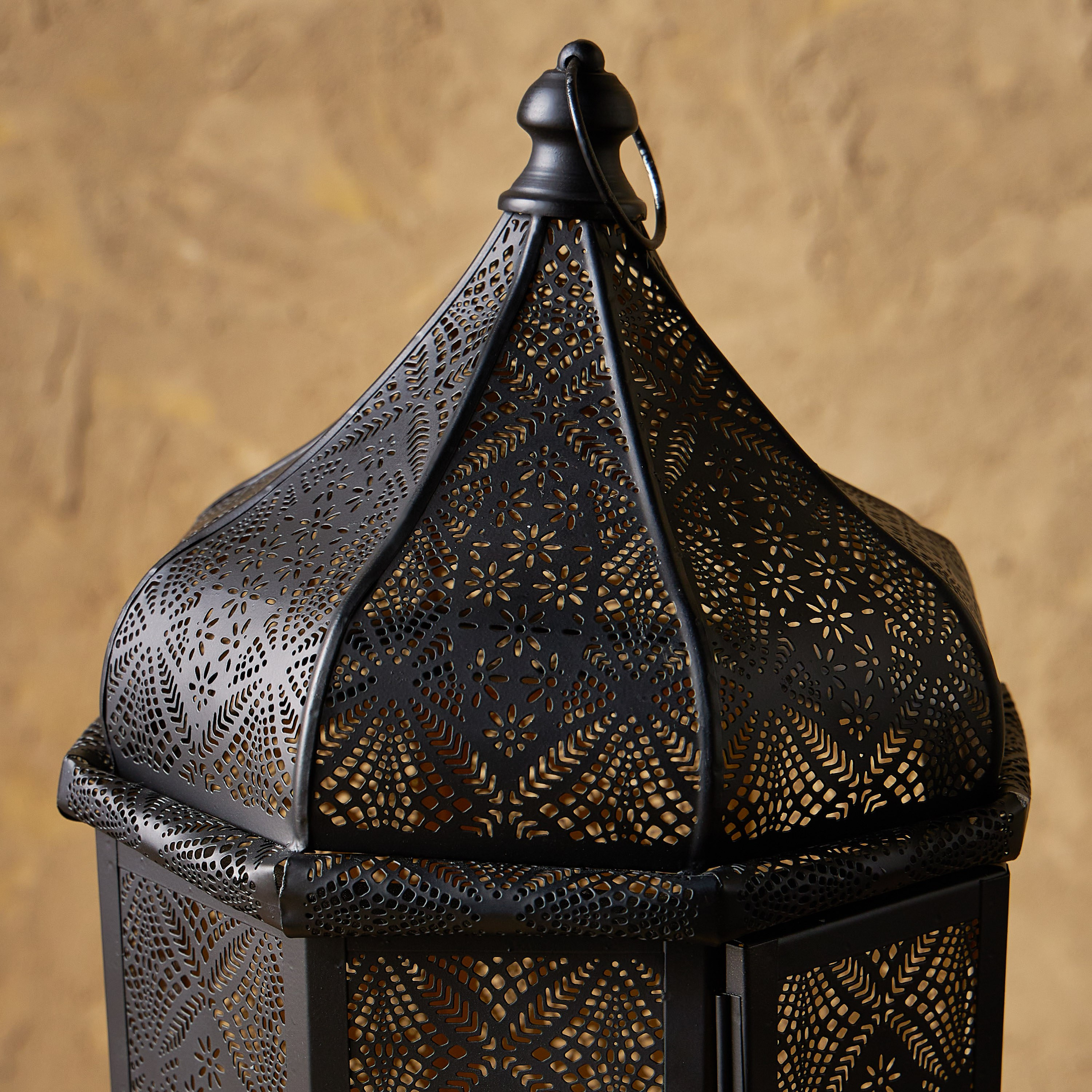 Layal Domex 3-Floor Metal Lantern - 93 cm-household-decor-candleholdersandlanterns-image-3