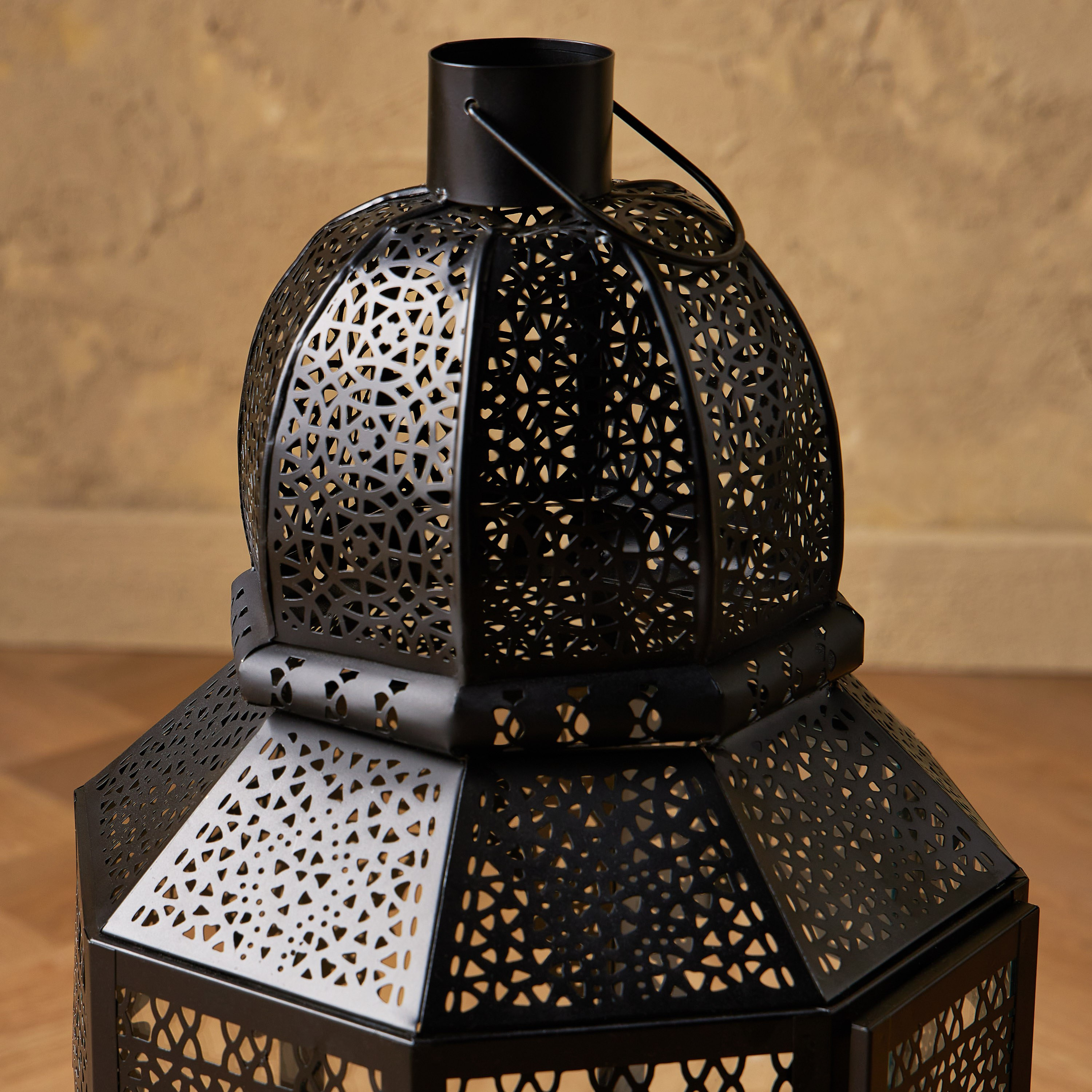 Noor Dome Metal Footed Lantern - 70 cm-household-decor-candleholdersandlanterns-image-3