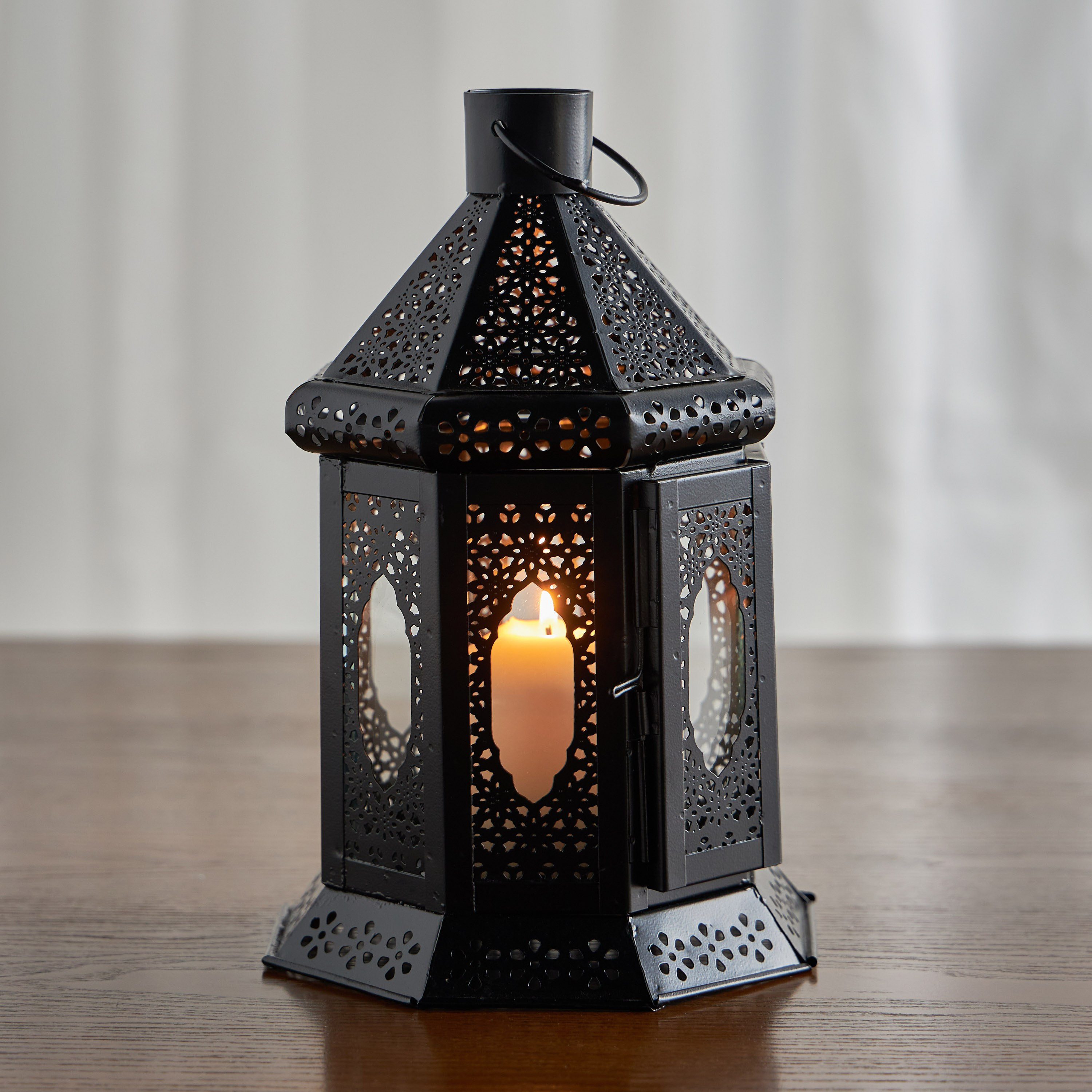 Wafa Metal Lantern - 26 cm-household-decor-candleholdersandlanterns-image-2