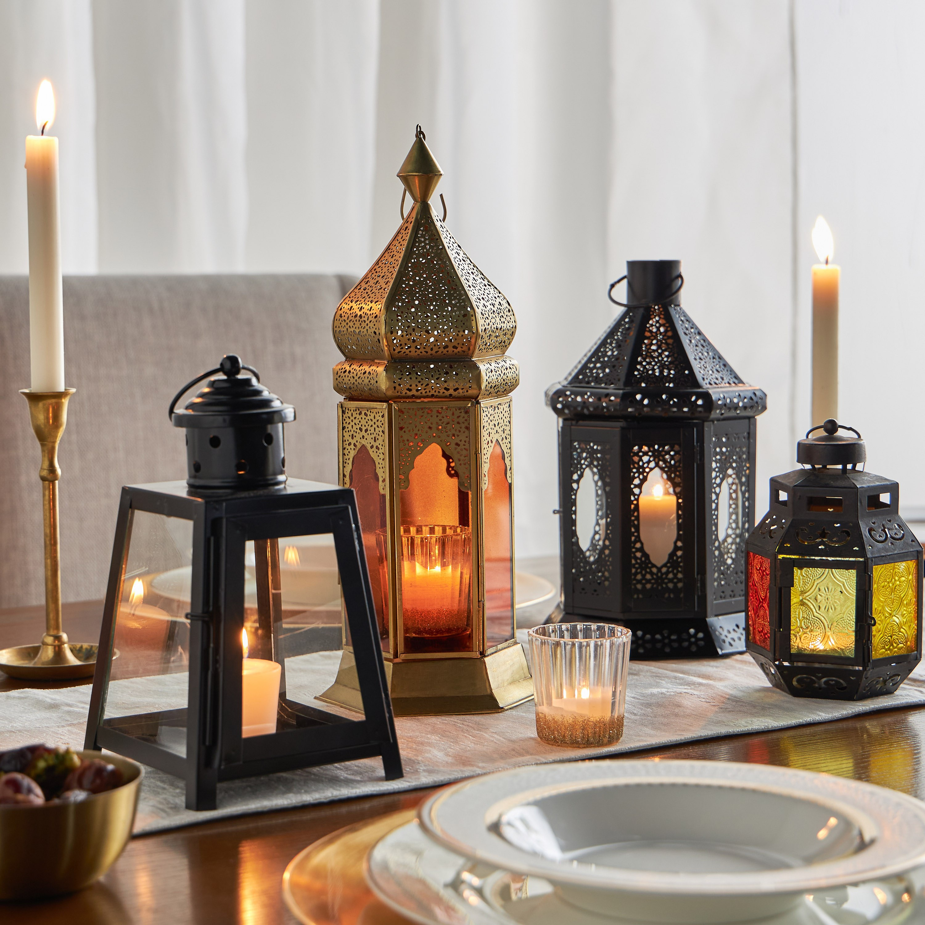 Wafa Metal Lantern - 26 cm-household-decor-candleholdersandlanterns-image-5