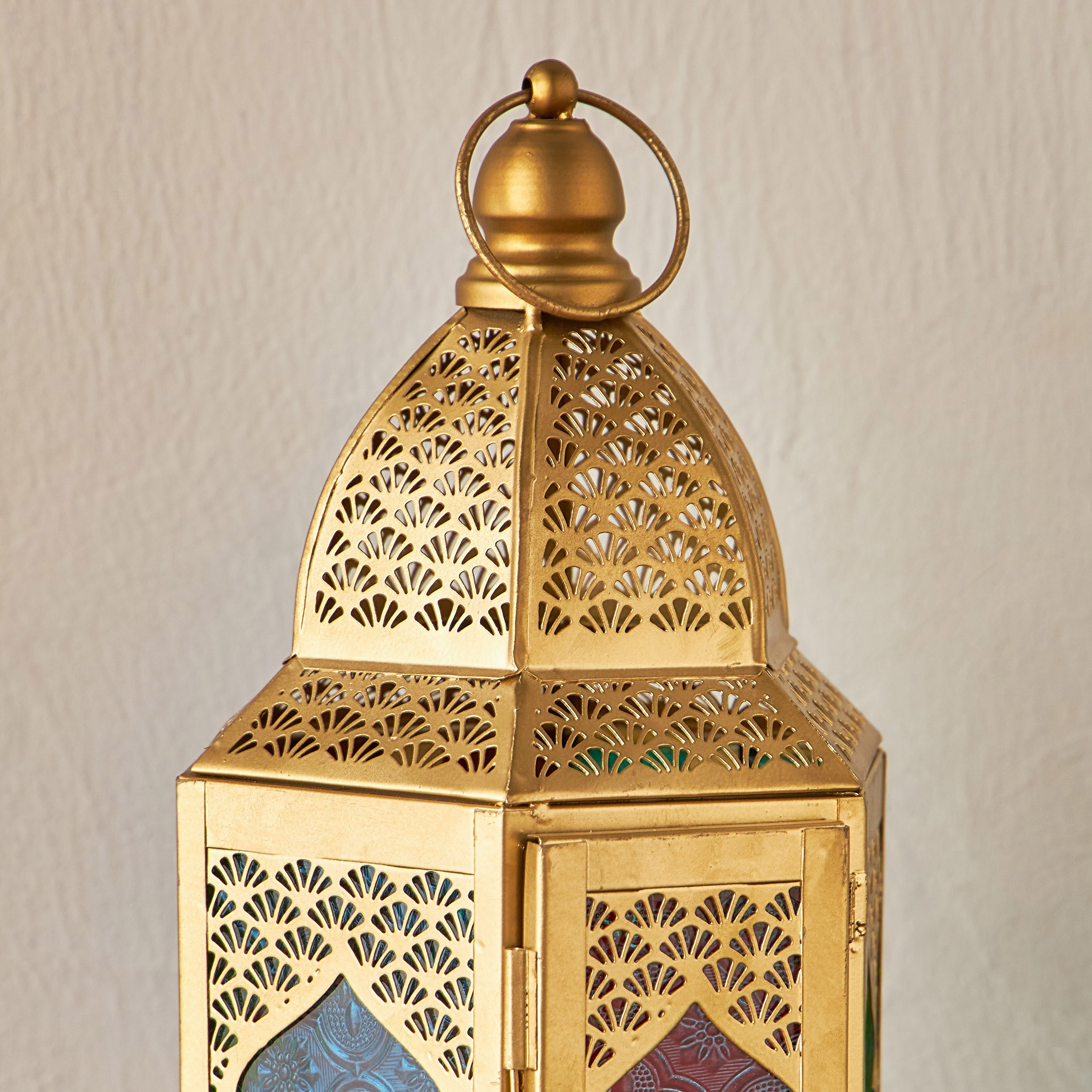 Essa Dome Footed Lantern - 31 cm-household-decor-candleholdersandlanterns-image-4