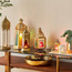 فانوس بقاعدة وقبة - عيسى - 31 سم-household-decor-candleholdersandlanterns-image-1
