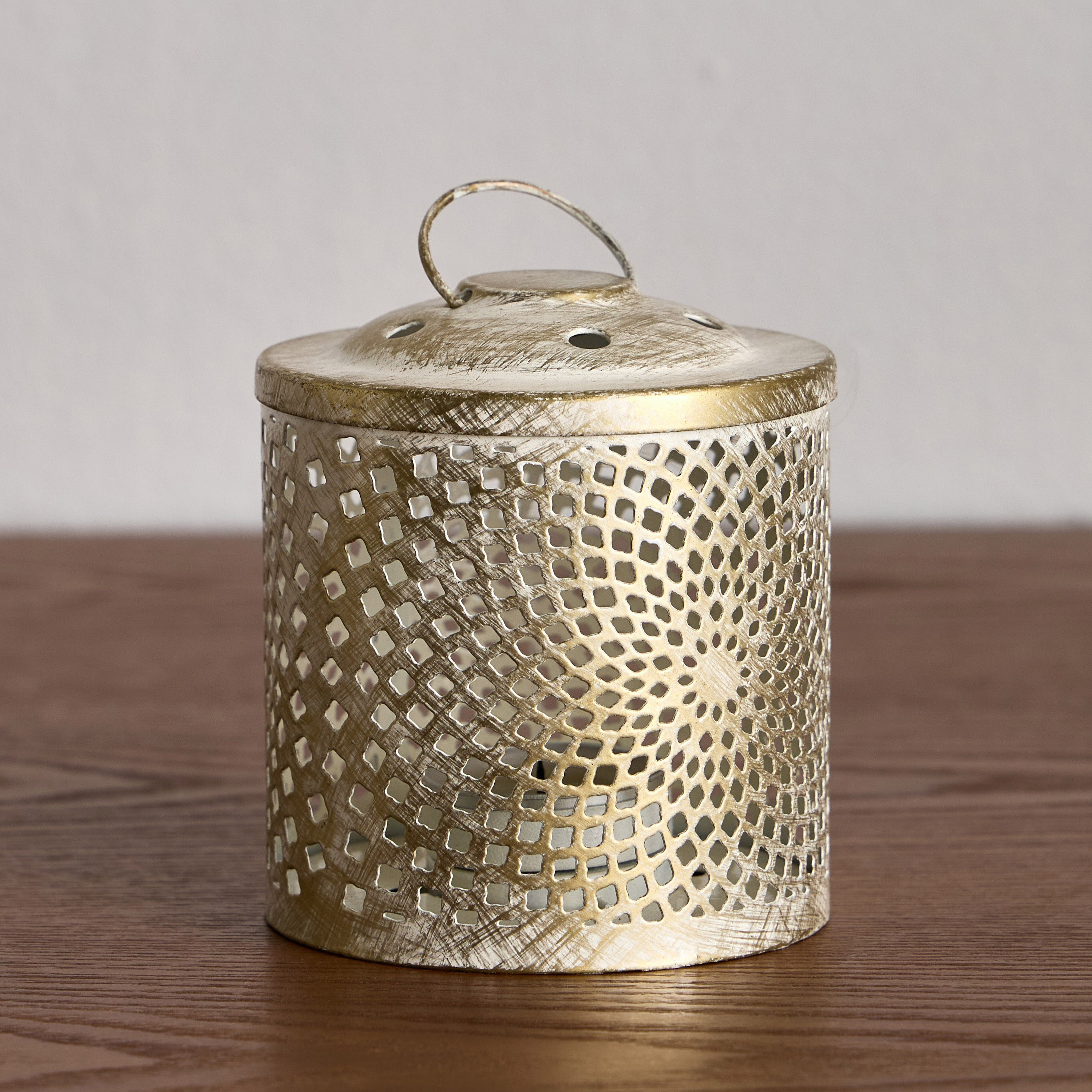 Raya Metal Lantern - 11 cm-household-decor-candleholdersandlanterns-image-1