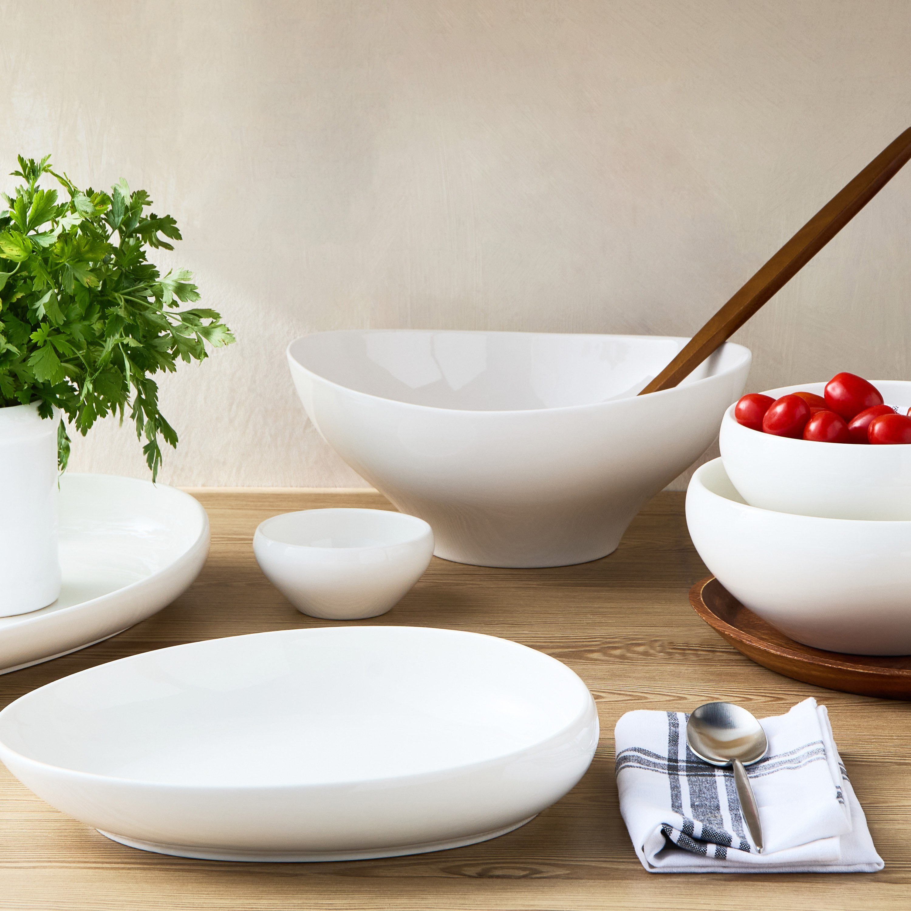 Veton Porcelain Serving Bowl-household-dining-serveware-servingplatters-image-3