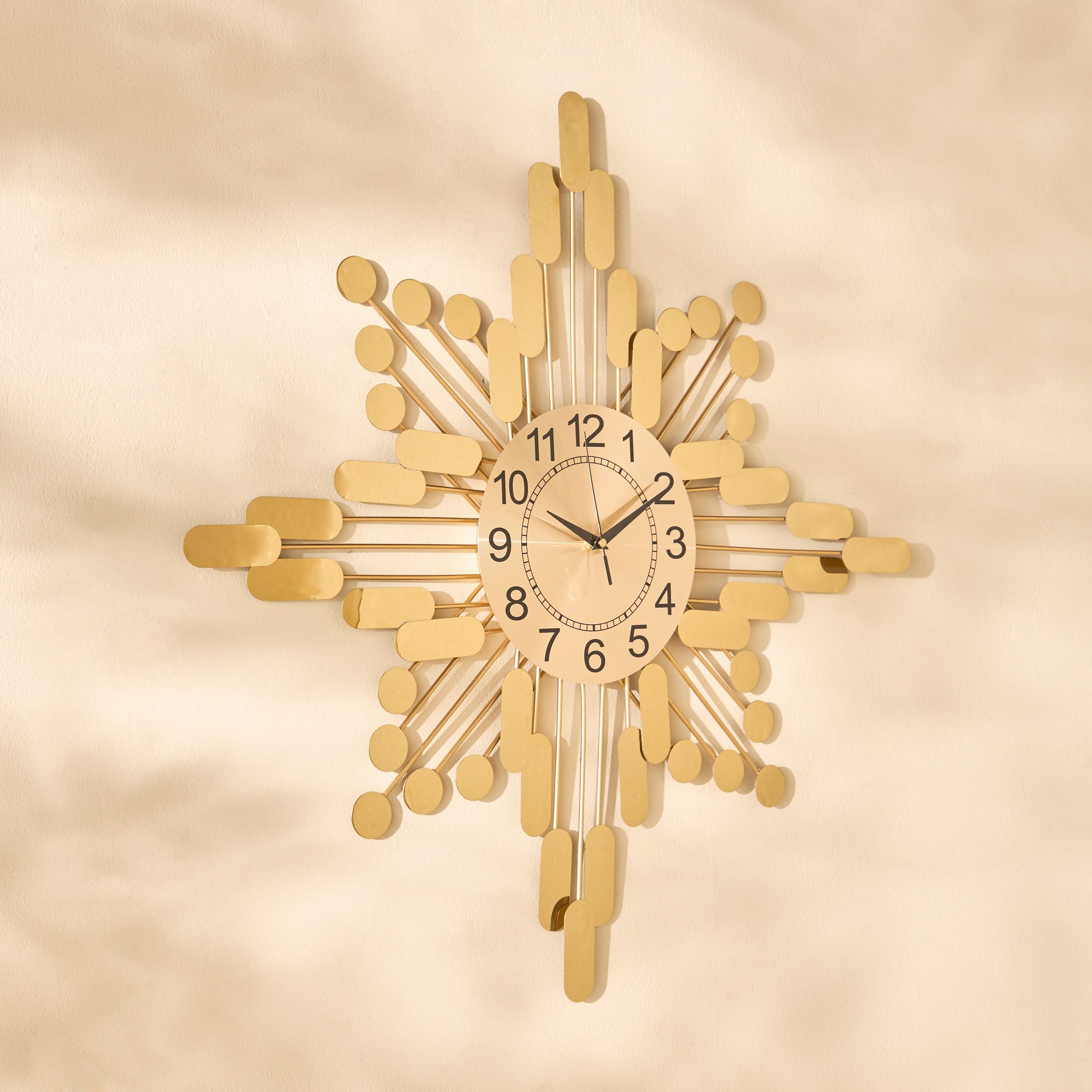 Atlas Decorative Wall Clock - 70x70 cm-household-walldecorandmirrors-clocks-image-1