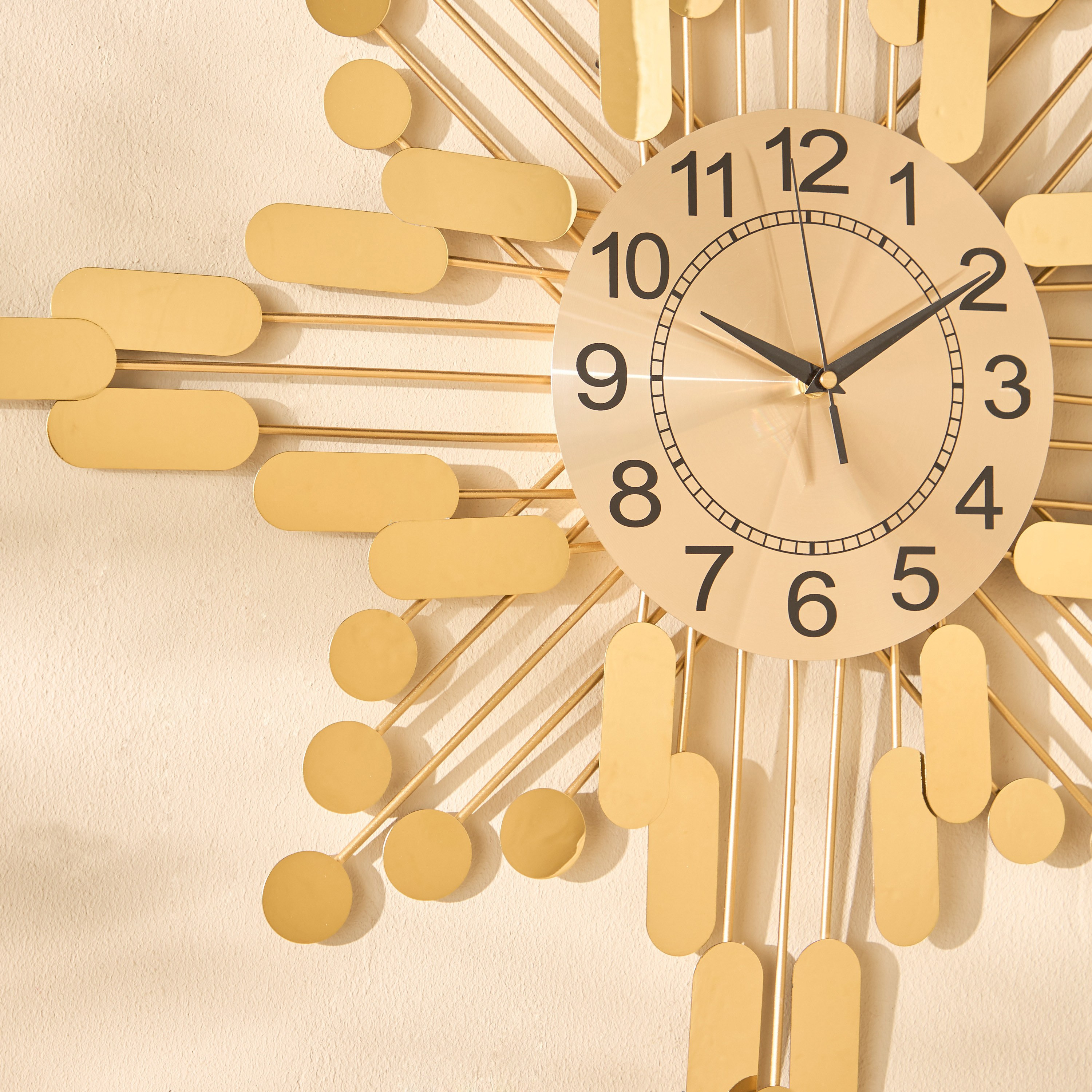 Atlas Decorative Wall Clock - 70x70 cm-household-walldecorandmirrors-clocks-image-3