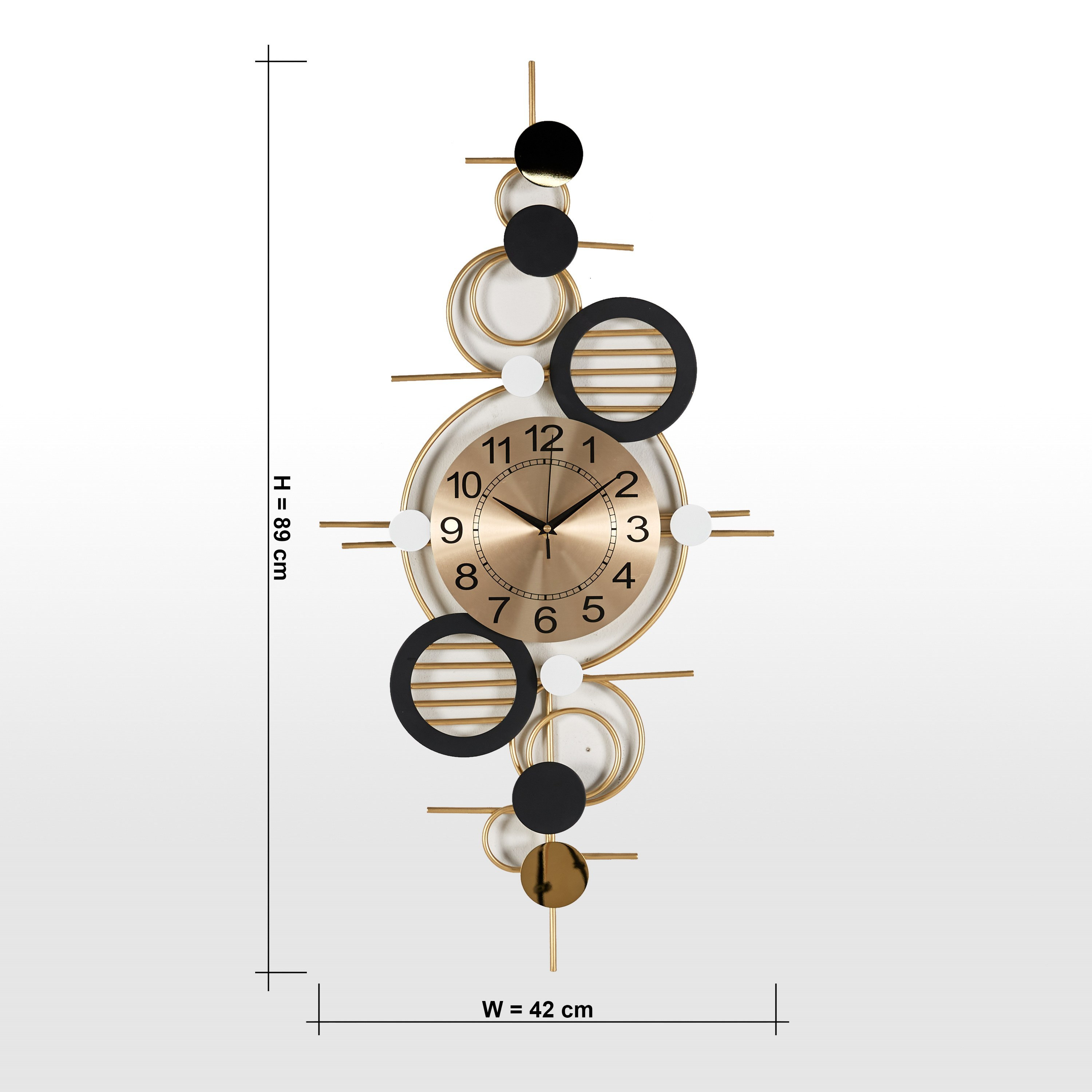 Helios Wall Decor Clock - 42x89 cm-household-walldecorandmirrors-clocks-image-5